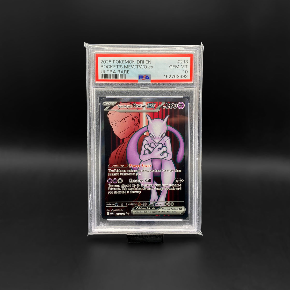 PSA 10 / Team Rocket’s Mewtwo ex #213