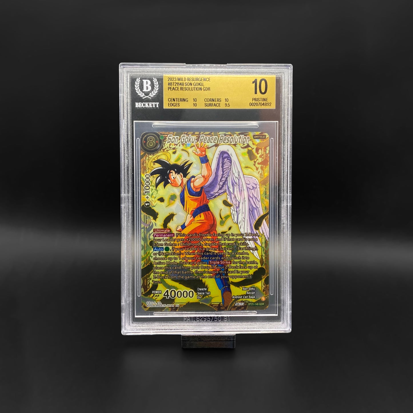 BGS 10 / Son Goku, Peace Resolution GDR BT21-148 Wild Resurgence