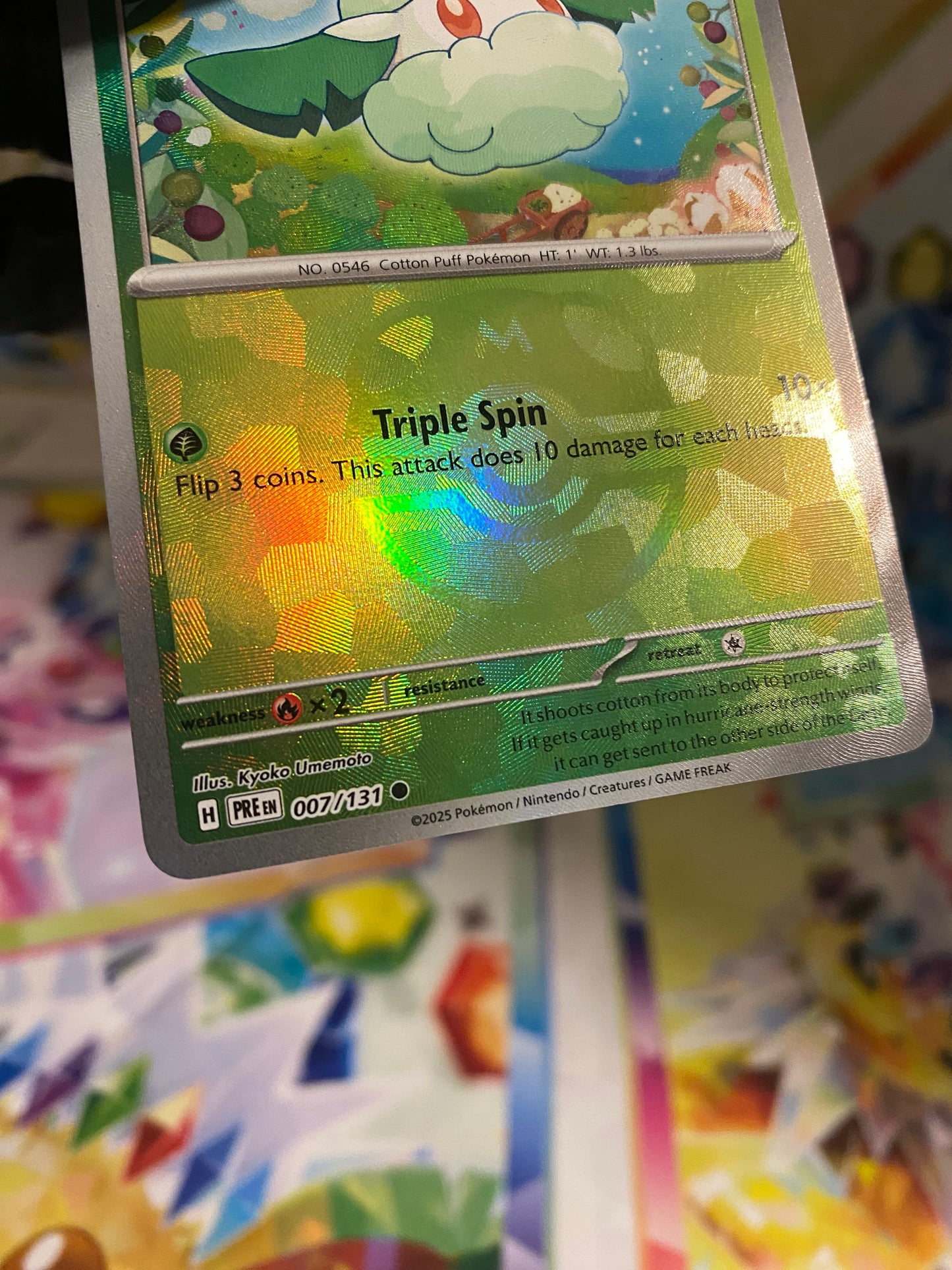 Pokémon Cottonee Masterball #007 (PRE) - NM/M