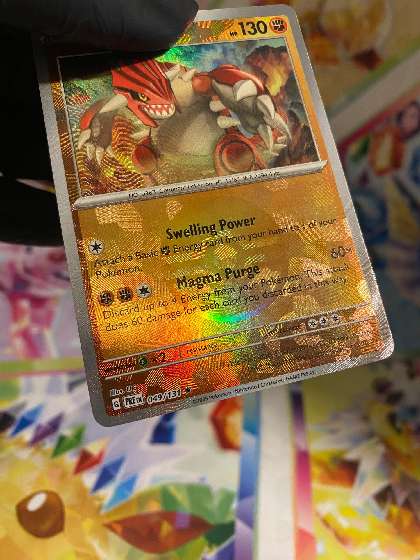 Pokémon Groudon Pokéball #049 (PRE) - NM/M