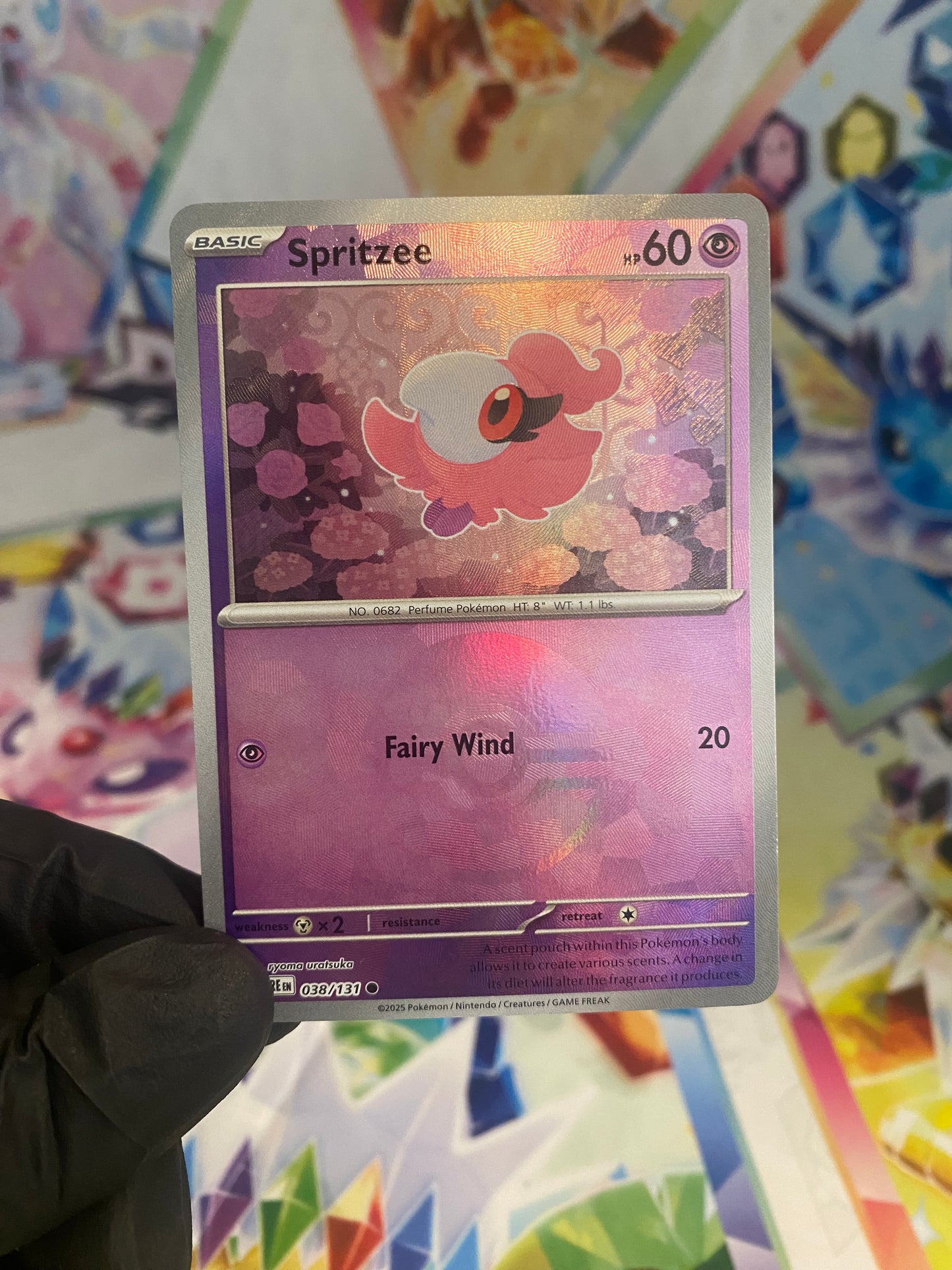Pokémon Spritzee Pokéball #038 (PRE) - NM/M