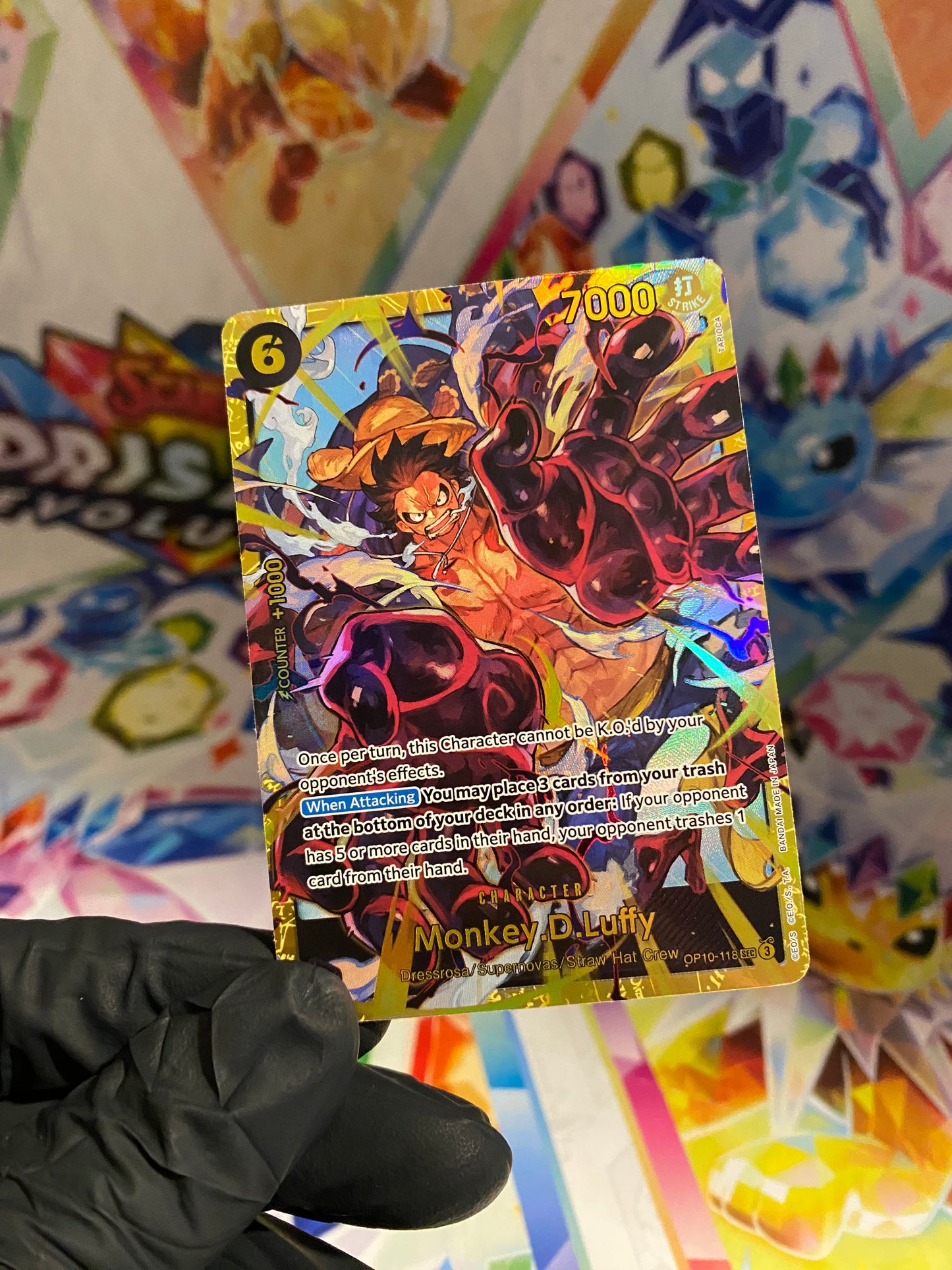 One Piece Monkey.D.Luffy SEC (OP10-118) - NM/M