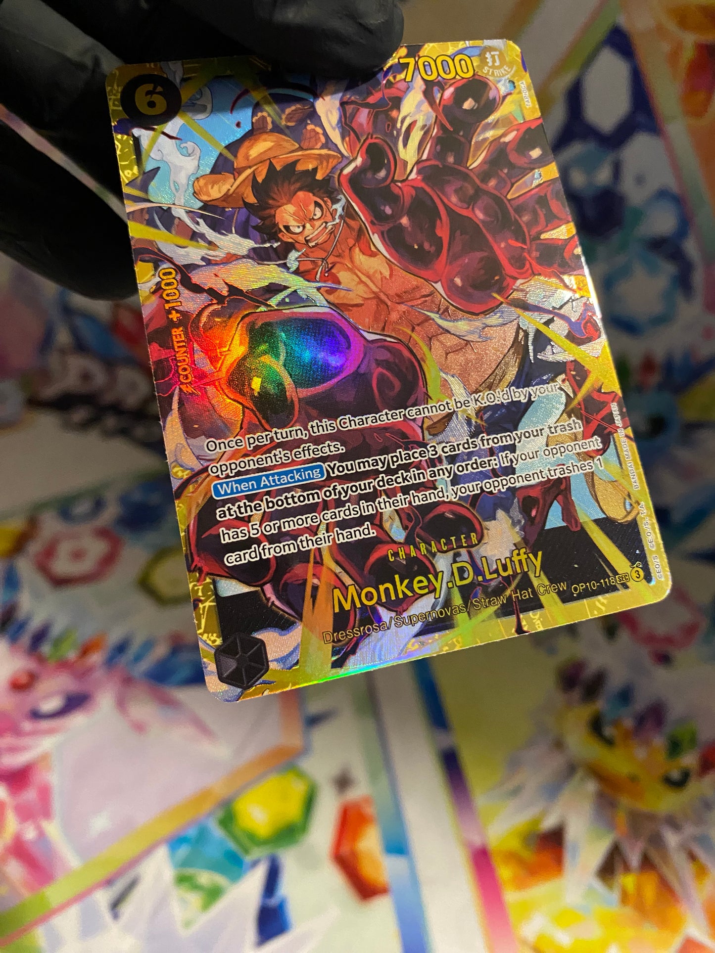 One Piece Monkey.D.Luffy SEC (OP10-118) - NM/M