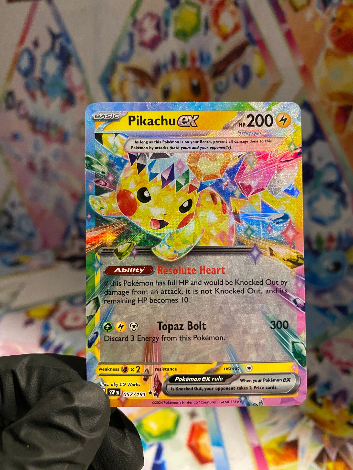Pokémon Pikachu ex #057 (SSP) - NM/M