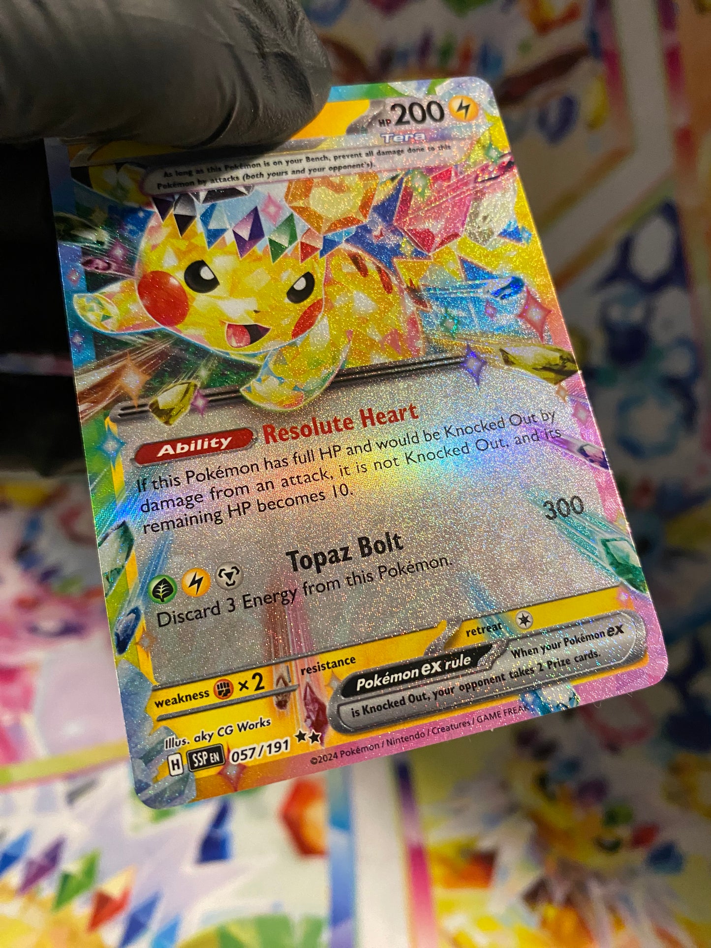 Pokémon Pikachu ex #057 (SSP) - NM/M