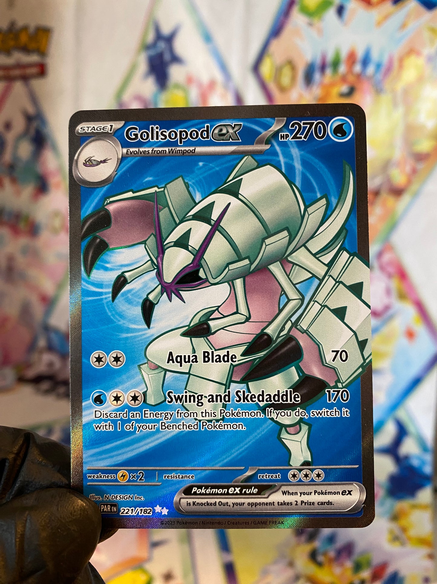 Pokémon Golisopod Ex #221 (PAR) - NM/M