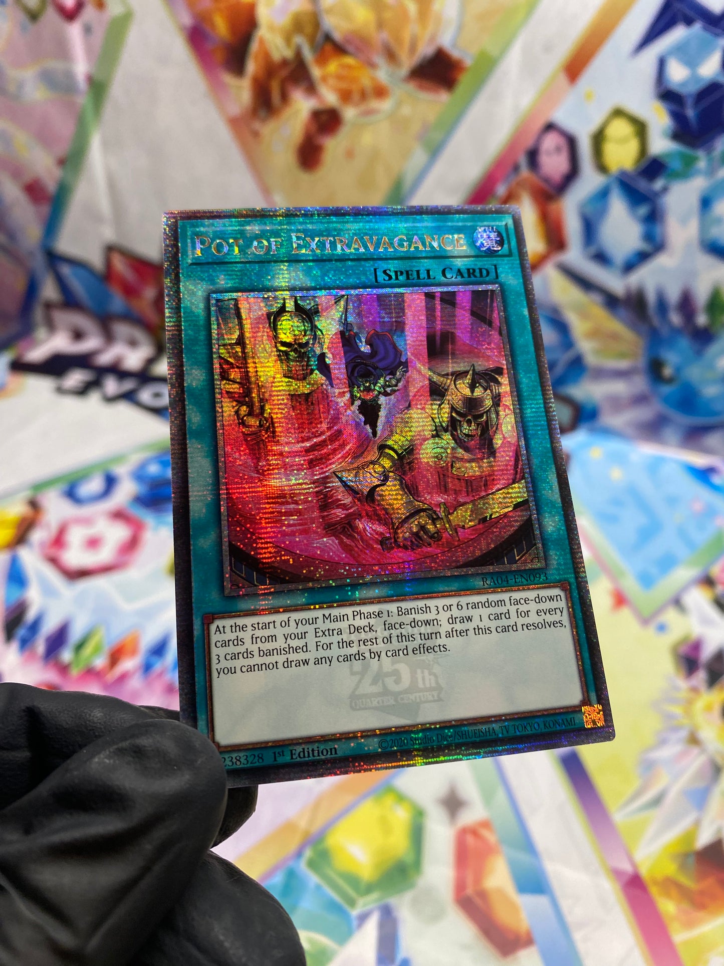 Yu-Gi-Oh! Pot of Extravagance (RA04-EN093) Quarter Century Secret Rare - NM/M