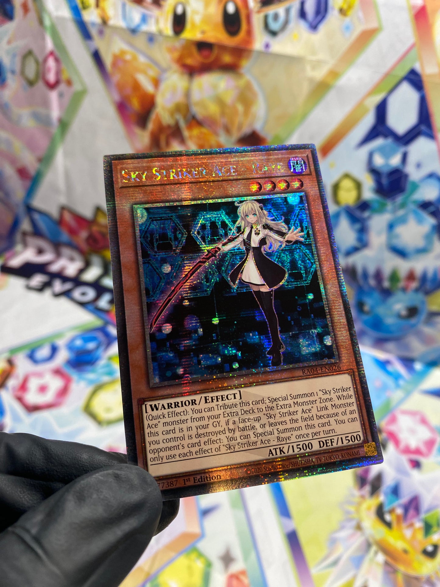 Yu-Gi-Oh! Sky Striker Ace - Raye (RA04-EN026) Quarter Century Secret Rare - NM/M