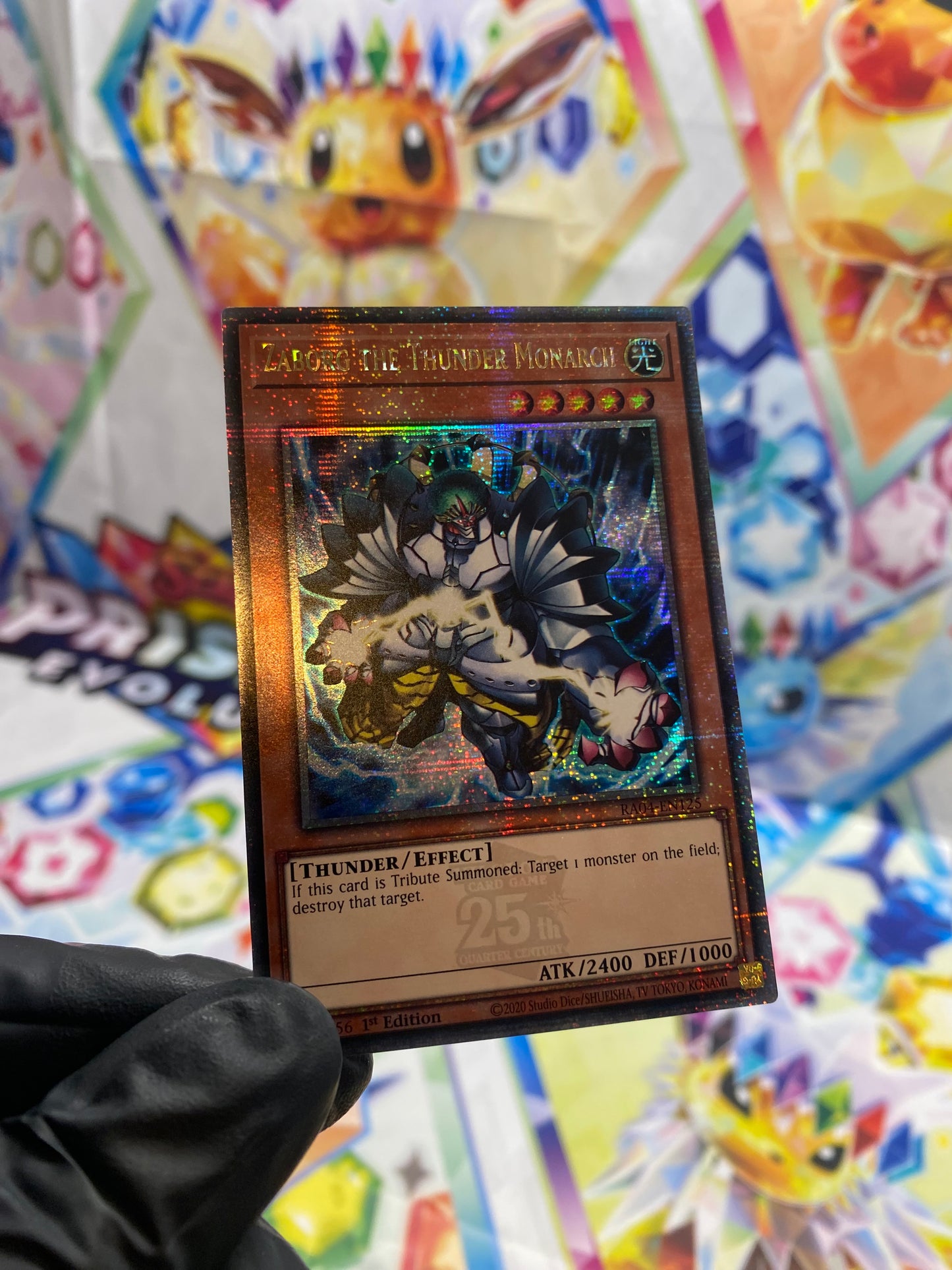 Yu-Gi-Oh! Zaborg the Thunder Monarch (RA04-EN125) Quarter Century Secret Rare - NM/M