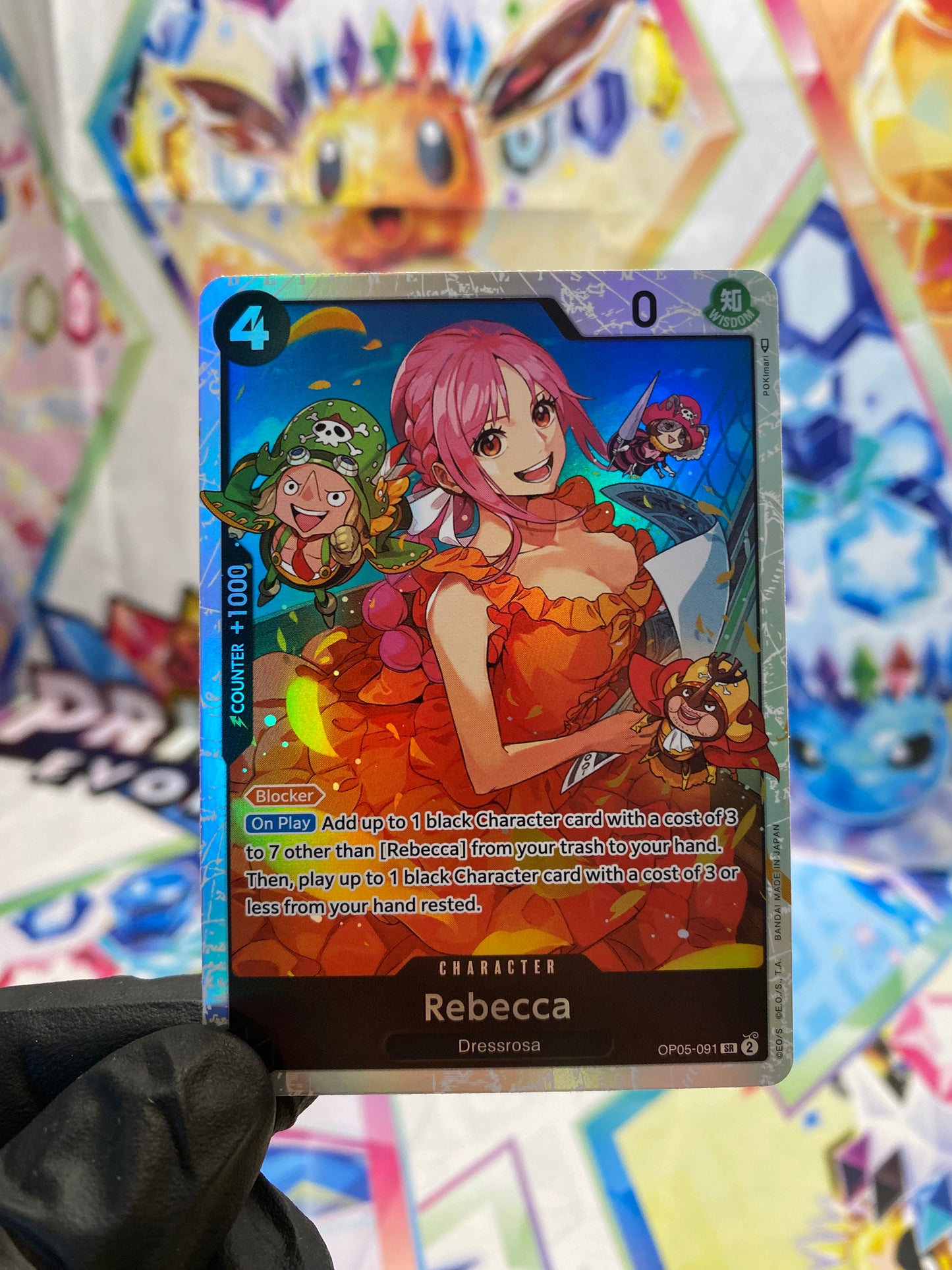 One Piece Rebecca SR (OP05-091) - NM/M