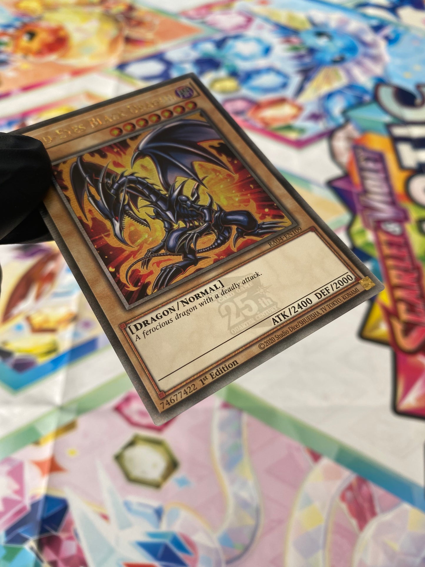 Yu-Gi-Oh! Red-Eyes Black Dragon (RA04-EN109) Quarter Century Secret Rare - NM/M