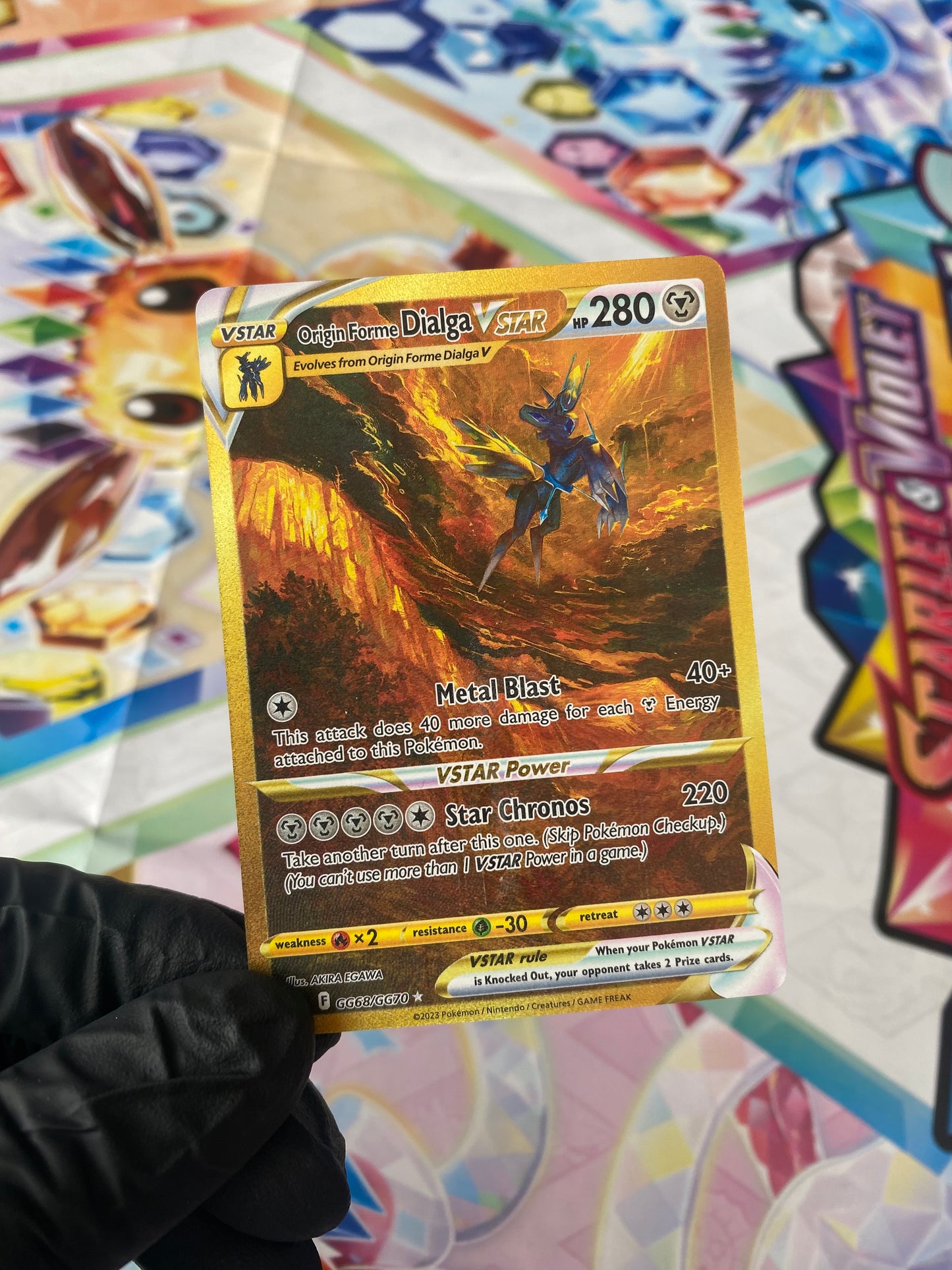 Pokémon Origin Forme Dialga VSTAR #GG68 - NM/M