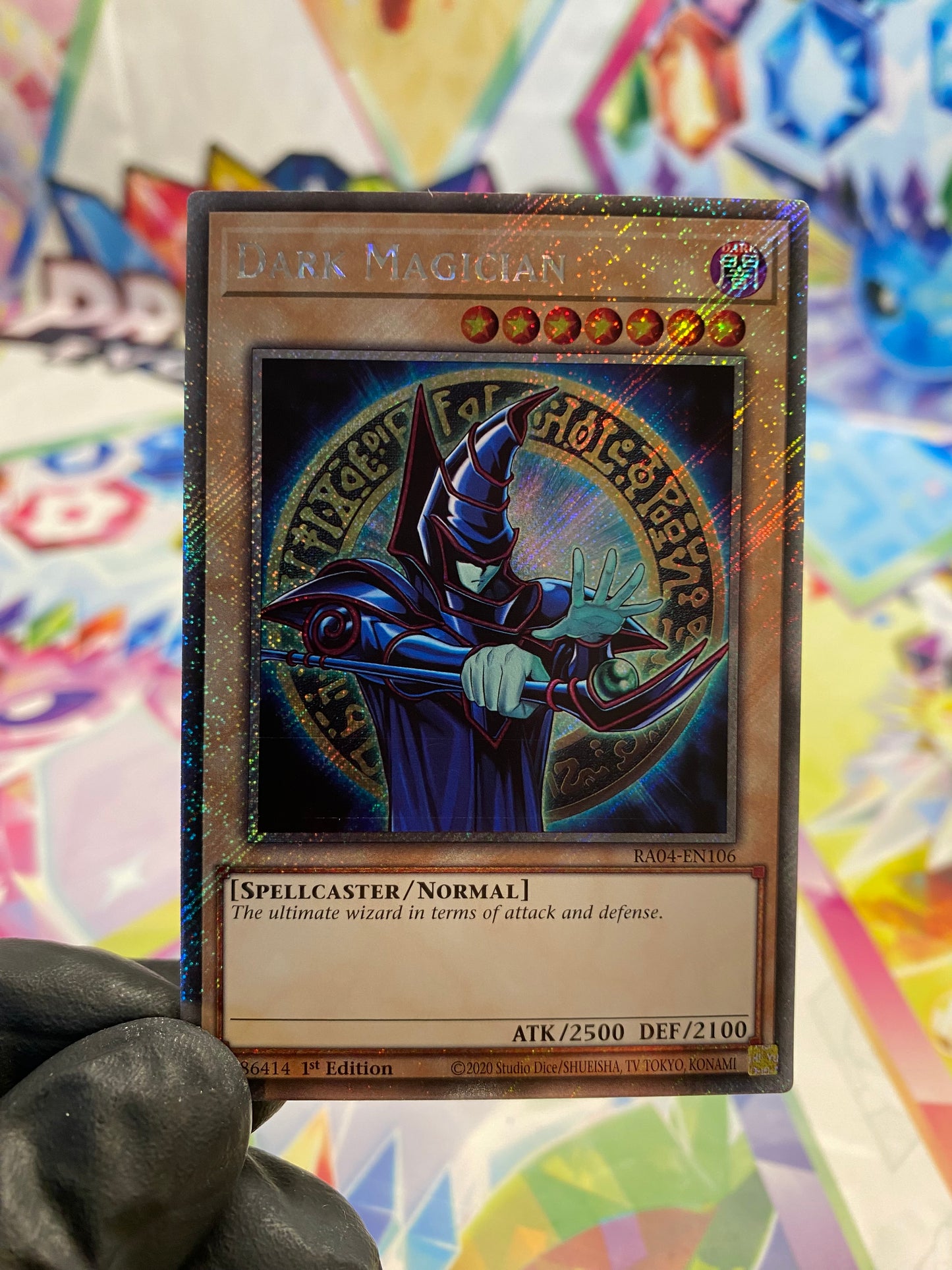 Yu-Gi-Oh! Dark Magician 9th Art (RA04-EN106) Platinum Secret Rare - NM/M