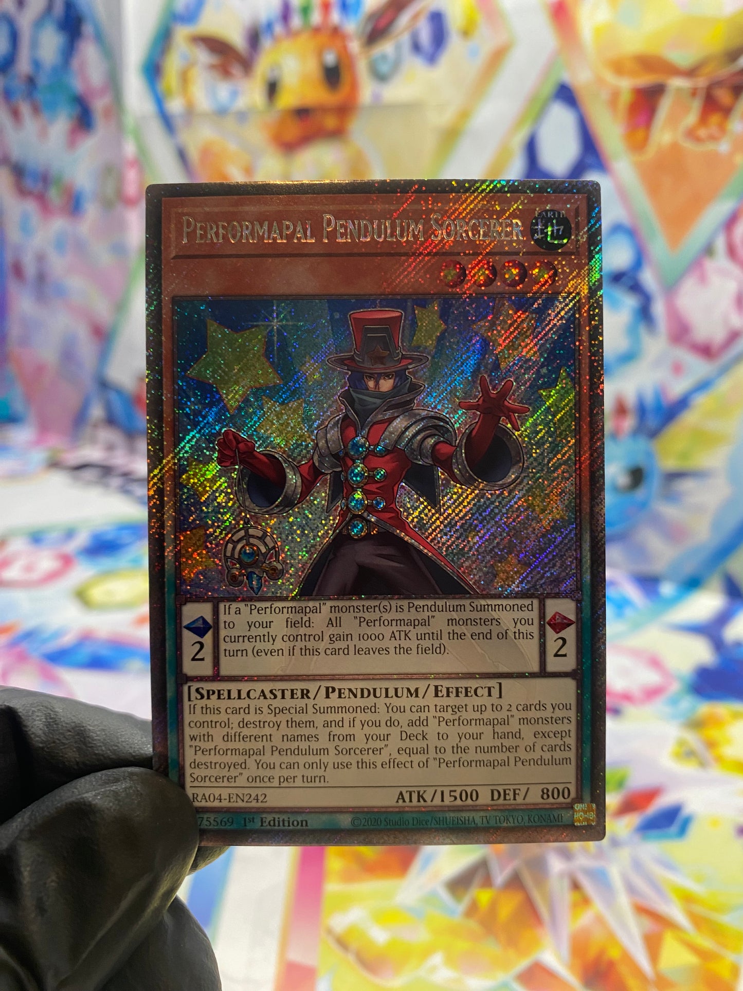 Yu-Gi-Oh! Performapal Pendulum Scorer (RA04-EN242) Platinum Secret Rare - NM/M