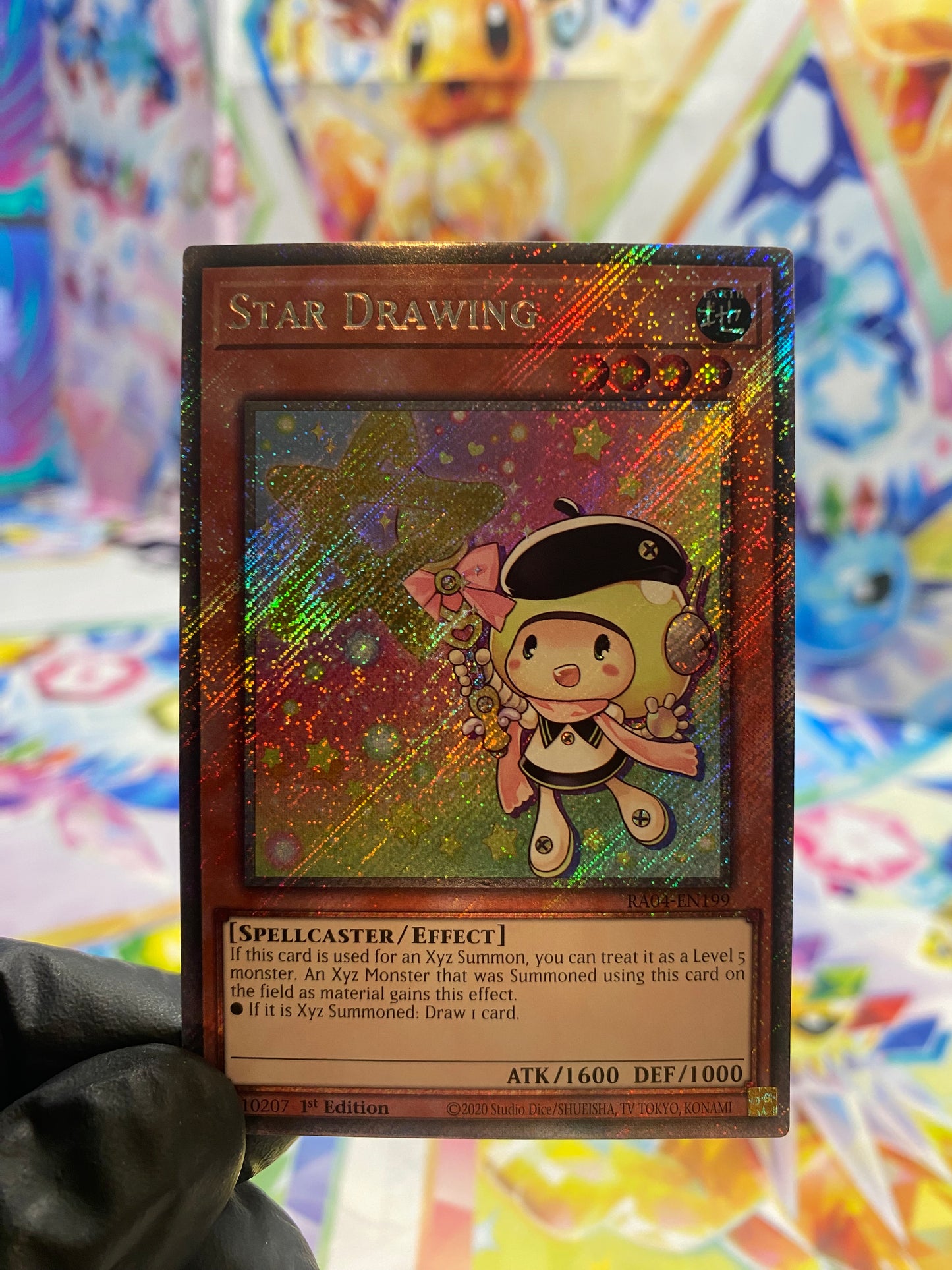 Yu-Gi-Oh! Star Drawing (RA04-EN199) Platinum Secret Rare - NM/M