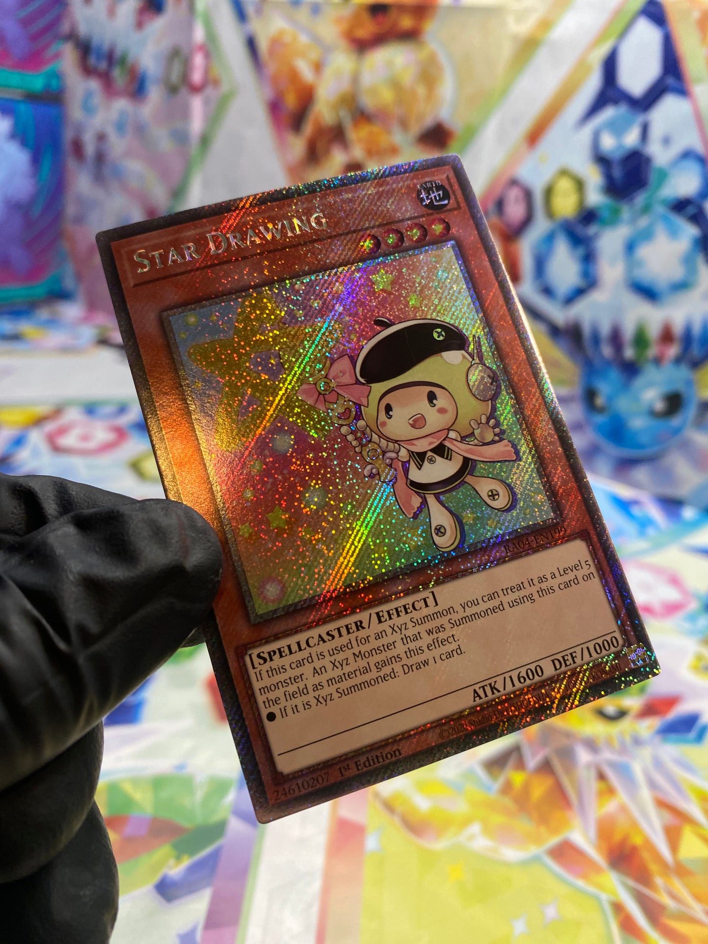 Yu-Gi-Oh! Star Drawing (RA04-EN199) Platinum Secret Rare - NM/M