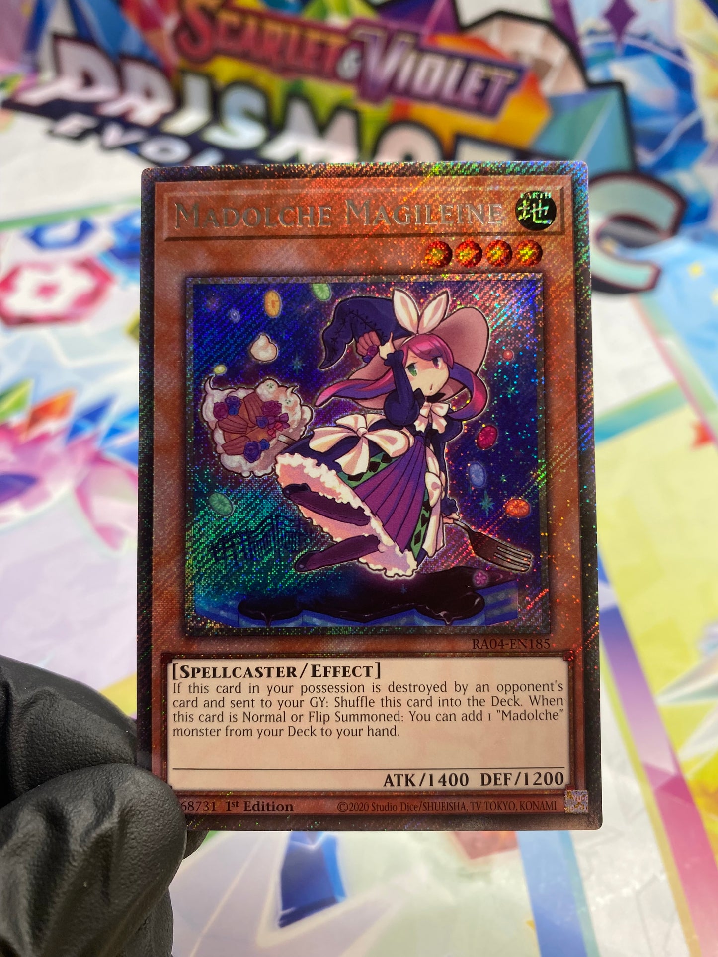 Yu-Gi-Oh! Madolche Magileine (RA04-EN185) Platinum Secret Rare - NM/M