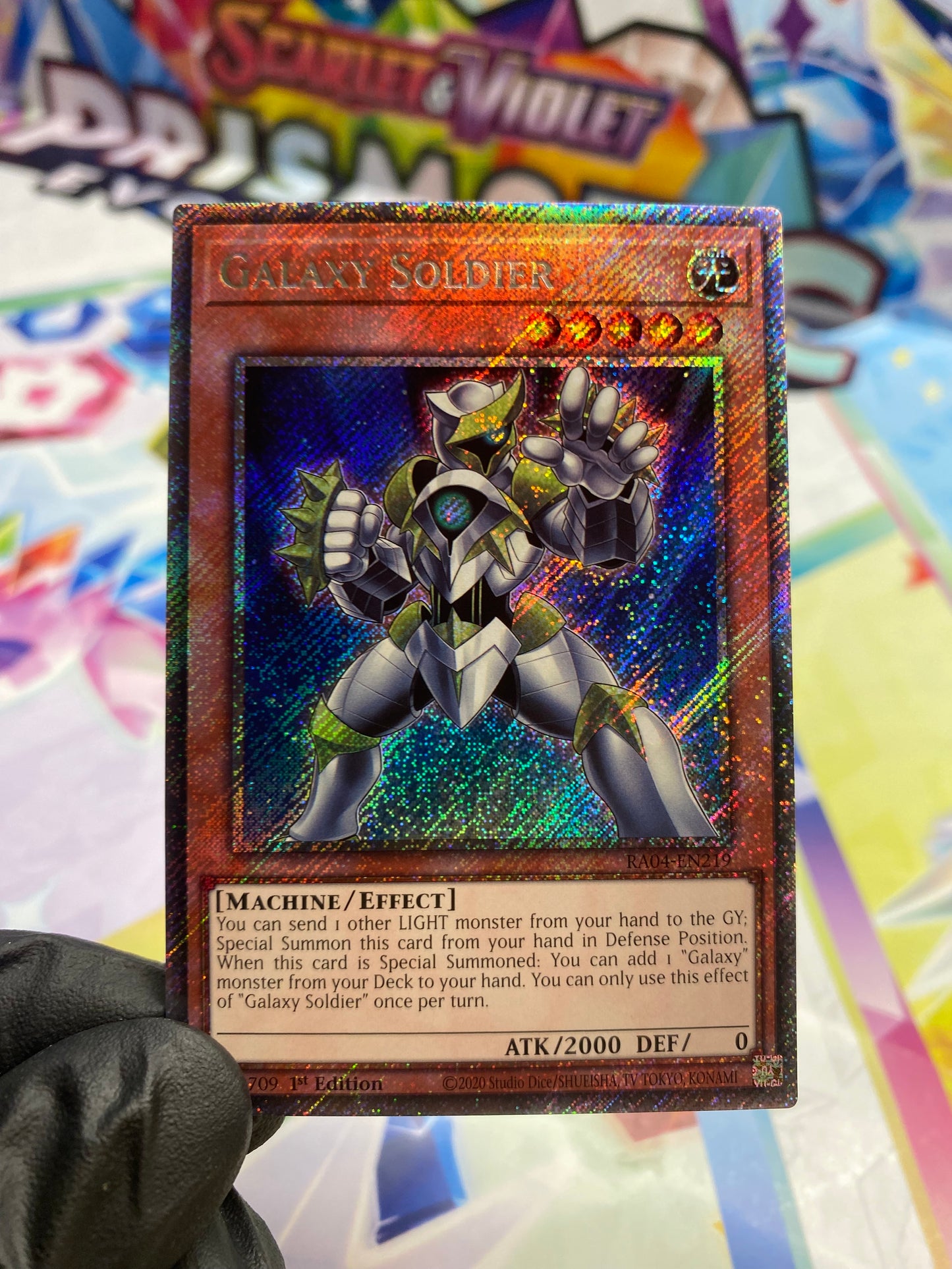 Yu-Gi-Oh! Galaxy Soldier (RA04-EN219) Platinum Secret Rare - NM/M
