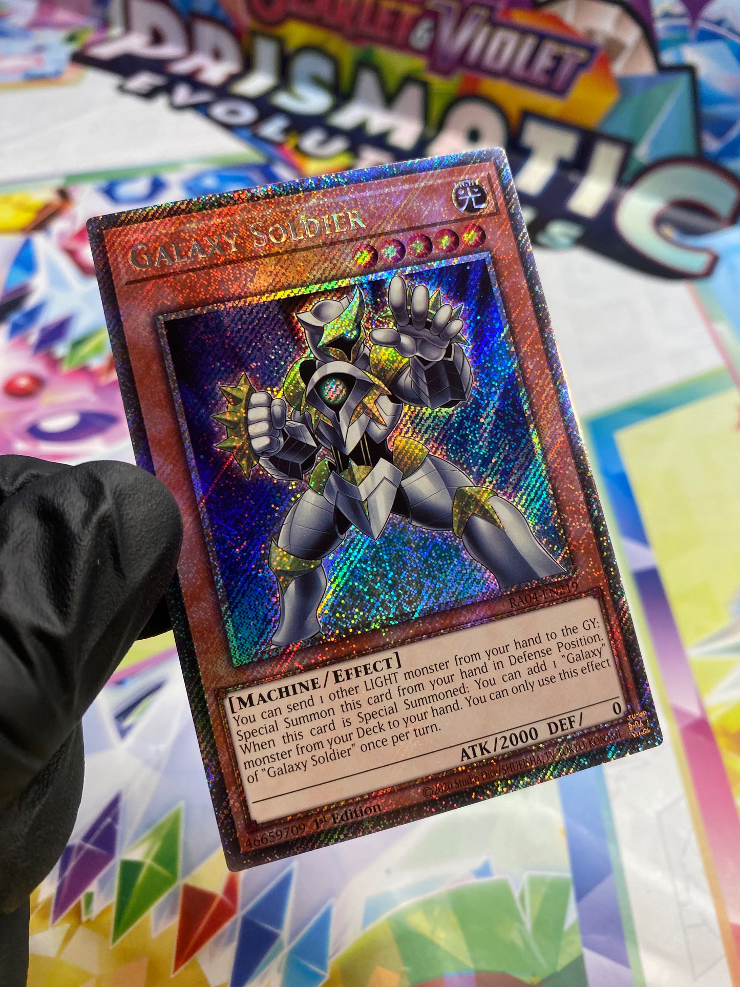 Yu-Gi-Oh! Galaxy Soldier (RA04-EN219) Platinum Secret Rare - NM/M