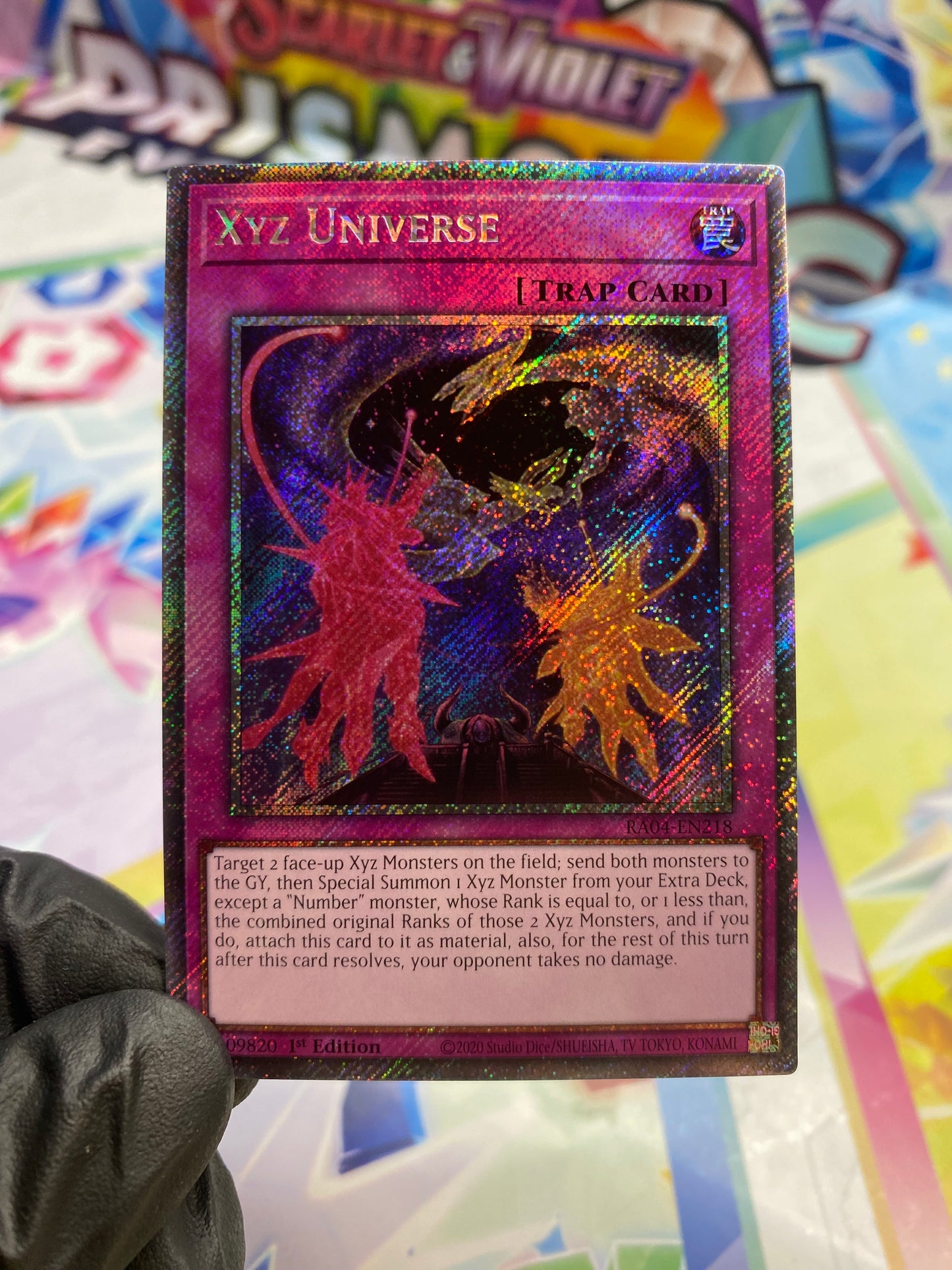 Yu-Gi-Oh! Xyz Universe (RA04-EN218) Platinum Secret Rare - NM/M
