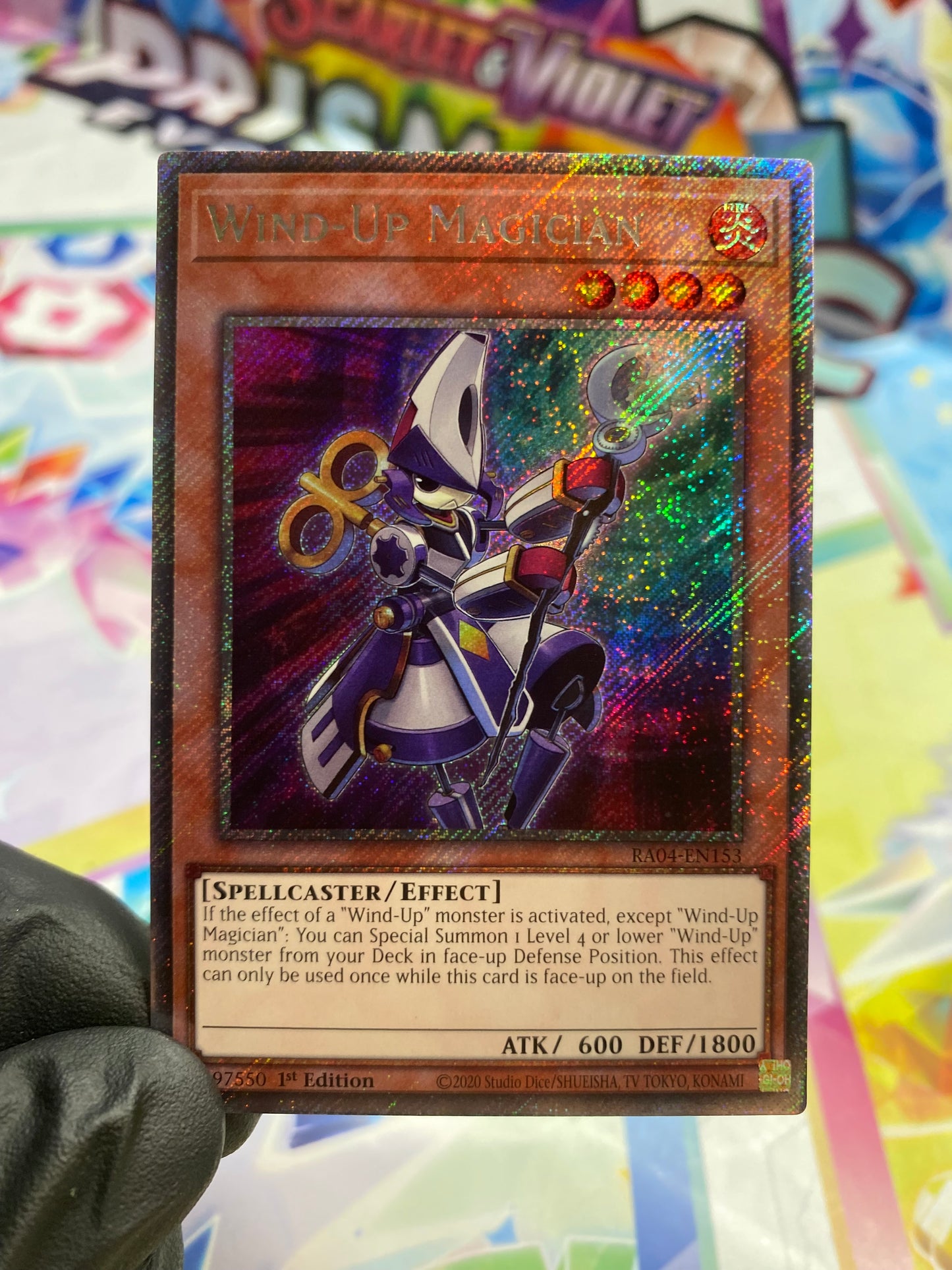 Yu-Gi-Oh! Wind-Up Magician (RA04-EN153) Platinum Secret Rare - NM/M