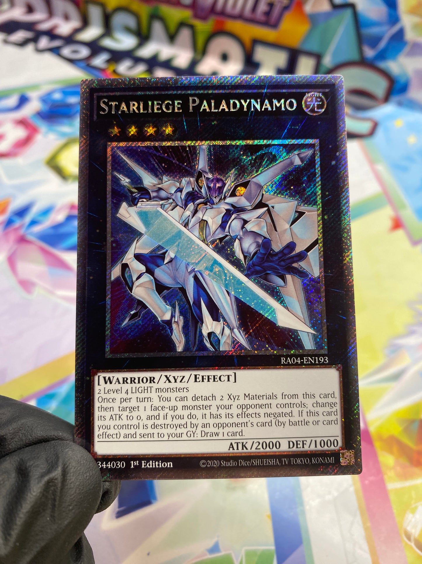 Yu-Gi-Oh! Starliege Paladynamo (RA04-EN193) Platinum Secret Rare - NM/M