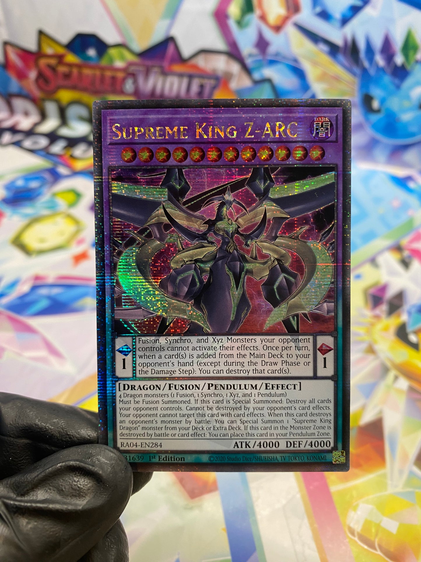 Yu-Gi-Oh! Supreme King Z-ARC (RA04-EN284) Quarter Century Secret Rare - NM/M