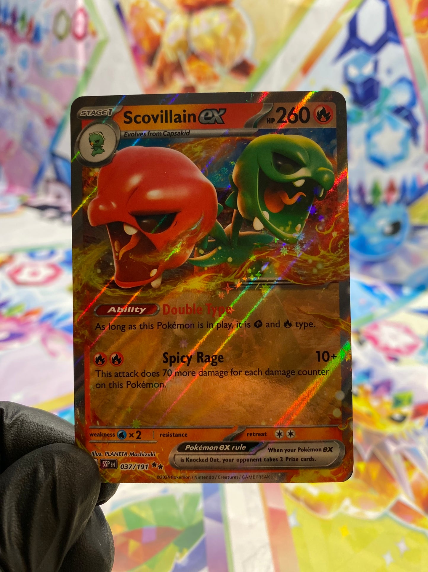 Pokémon Scovillain Ex #037 (SSP) - NM/M