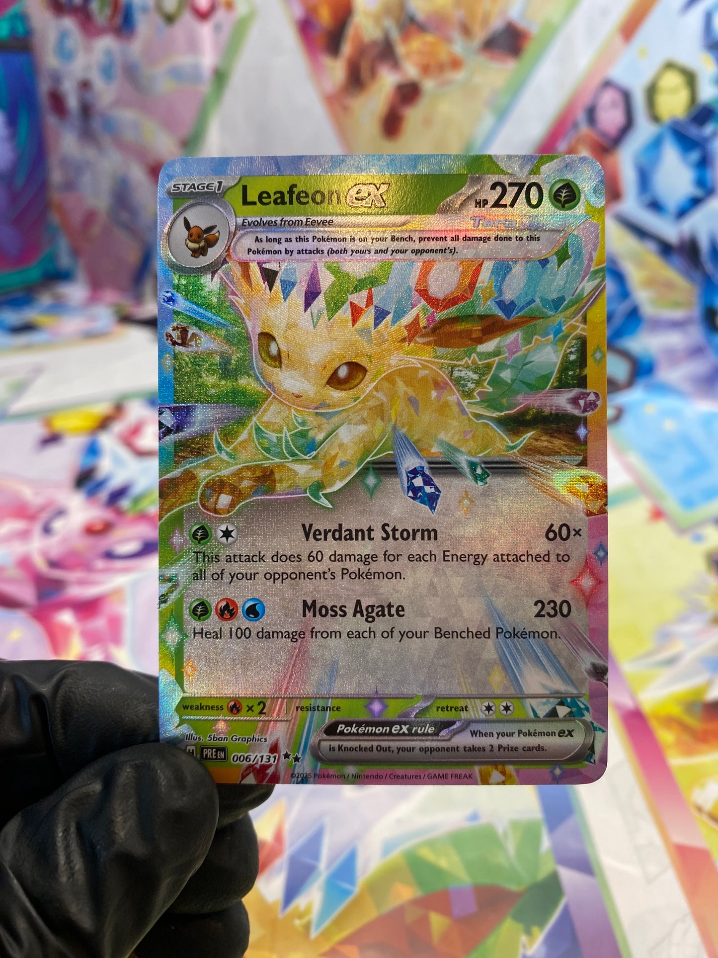 Pokémon Leafeon Ex #006 (PRE) - NM/M