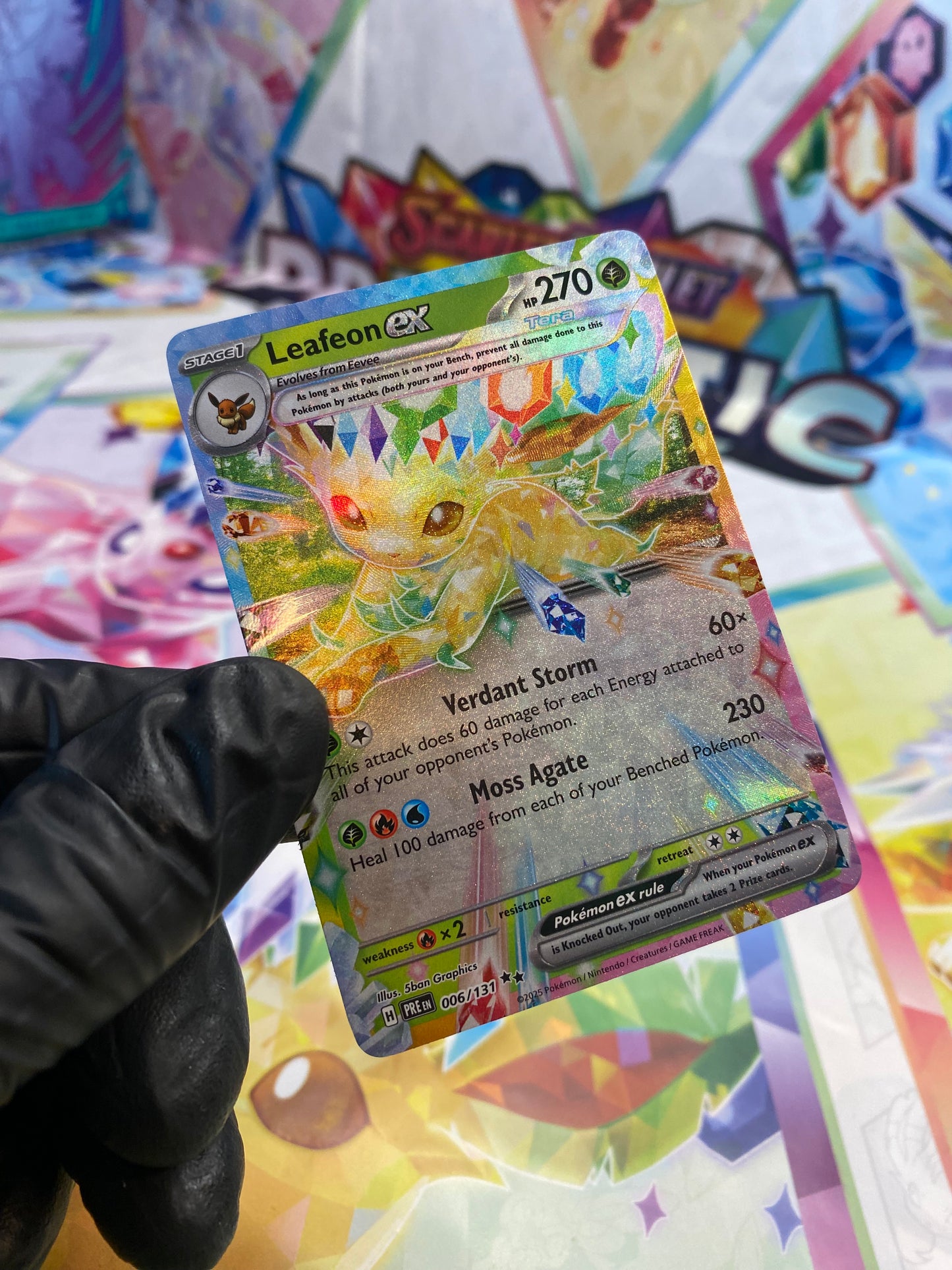 Pokémon Leafeon Ex #006 (PRE) - NM/M
