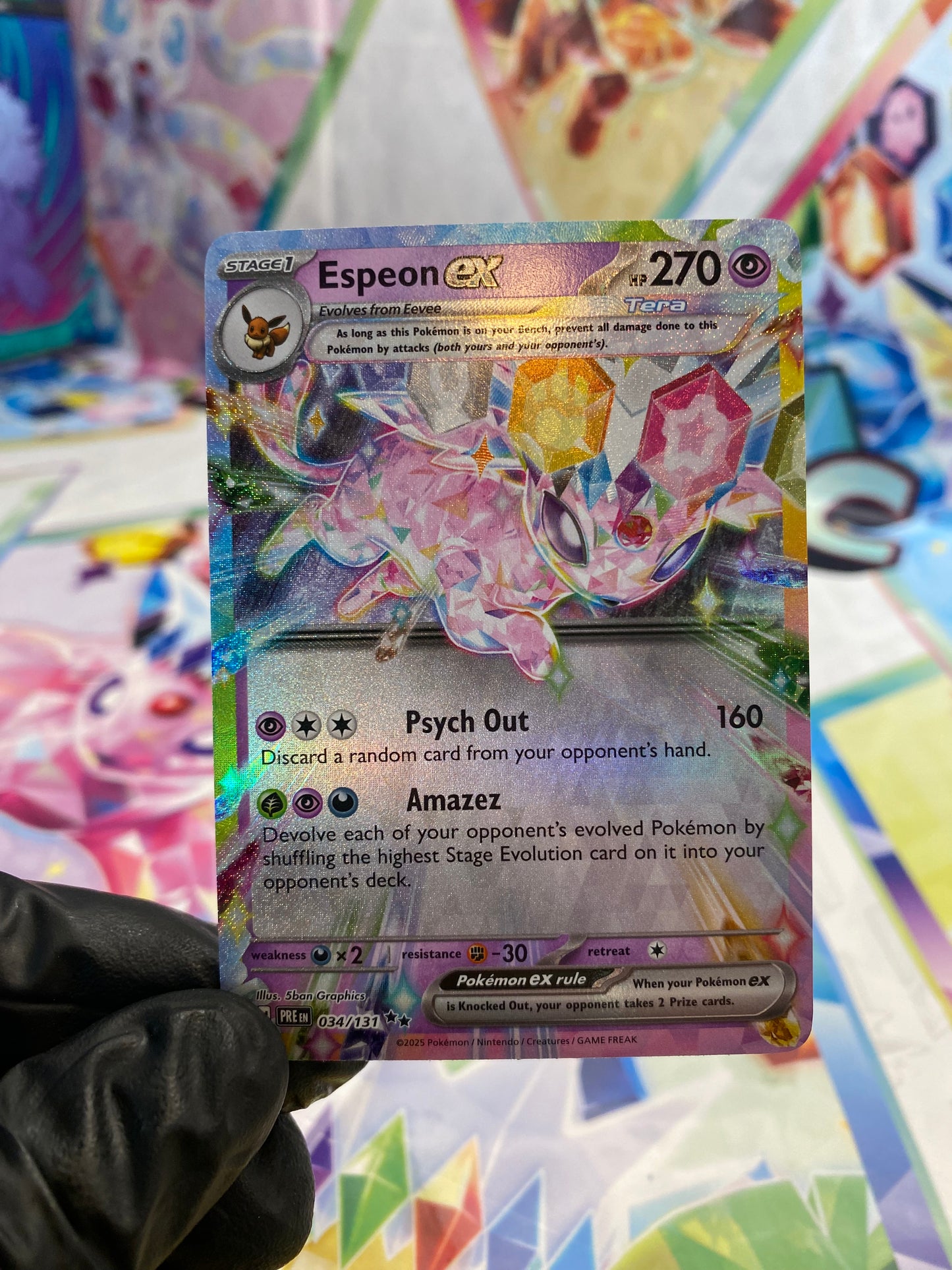 Pokémon Espeon Ex #034 (PRE) - NM/M