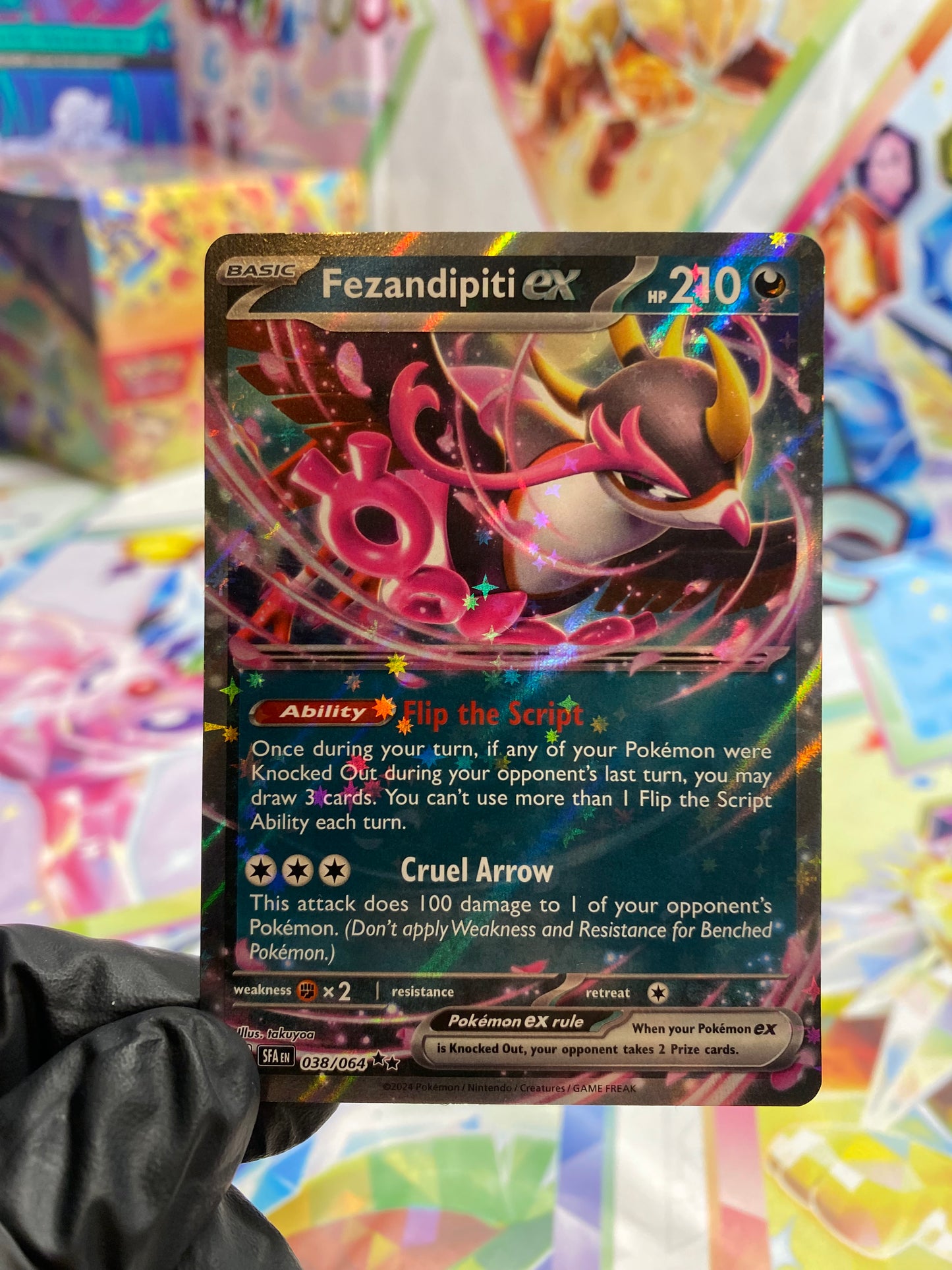 Pokémon Fezandipiti Ex #038 (SFA) - NM/M