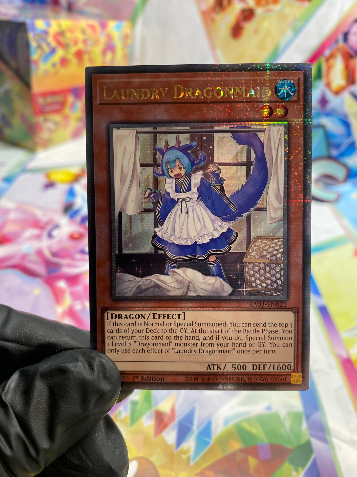 Yu-Gi-Oh! Laundry Dragonmaid (RA03-EN021) Quarter Century Secret Rare - NM/M