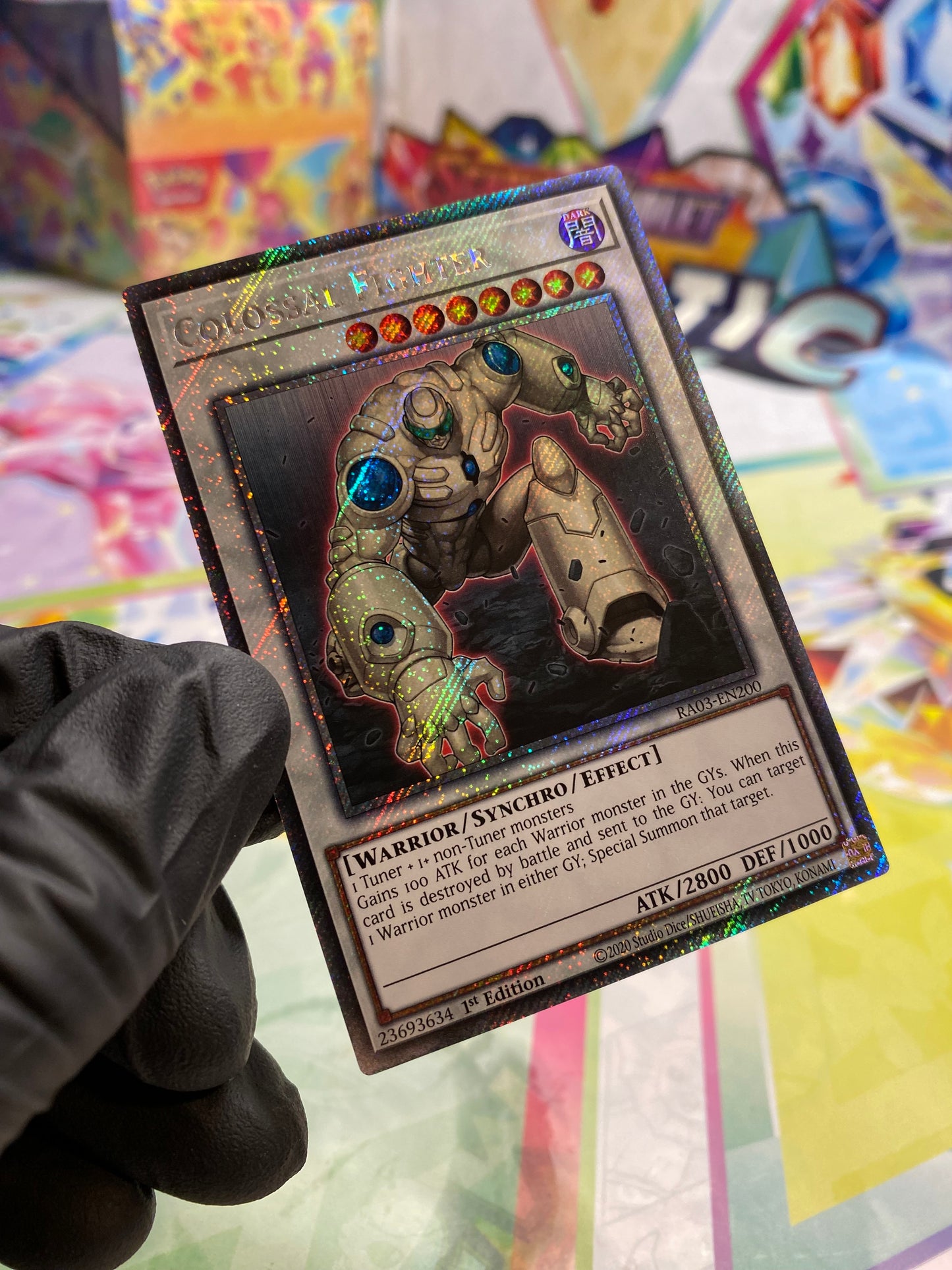 Yu-Gi-Oh! Colossal Fighter (RA03-EN200) Platinum Secret Rare - NM/M