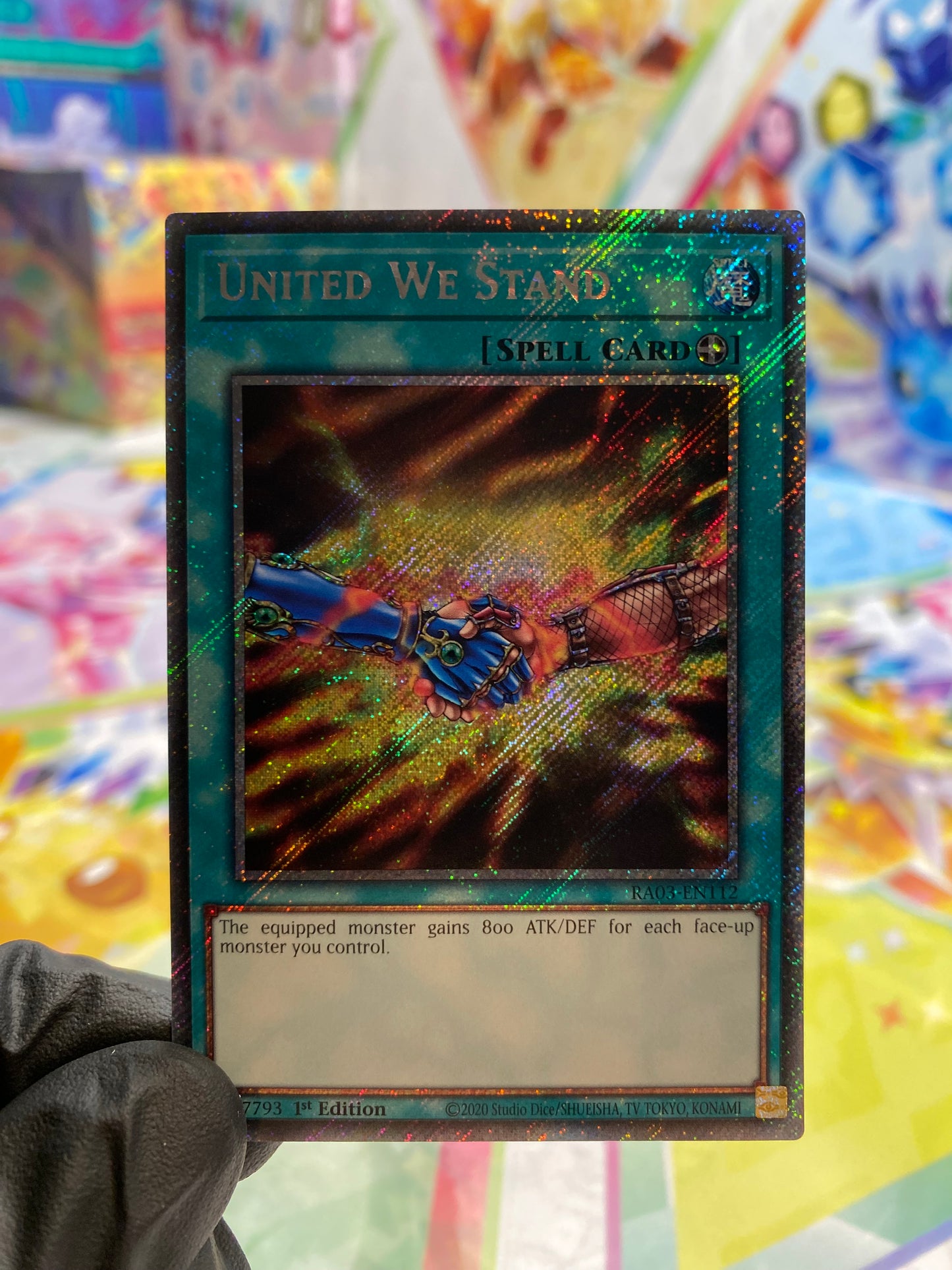 Yu-Gi-Oh! United We Stand (RA03-EN112) Platinum Secret Rare - NM/M