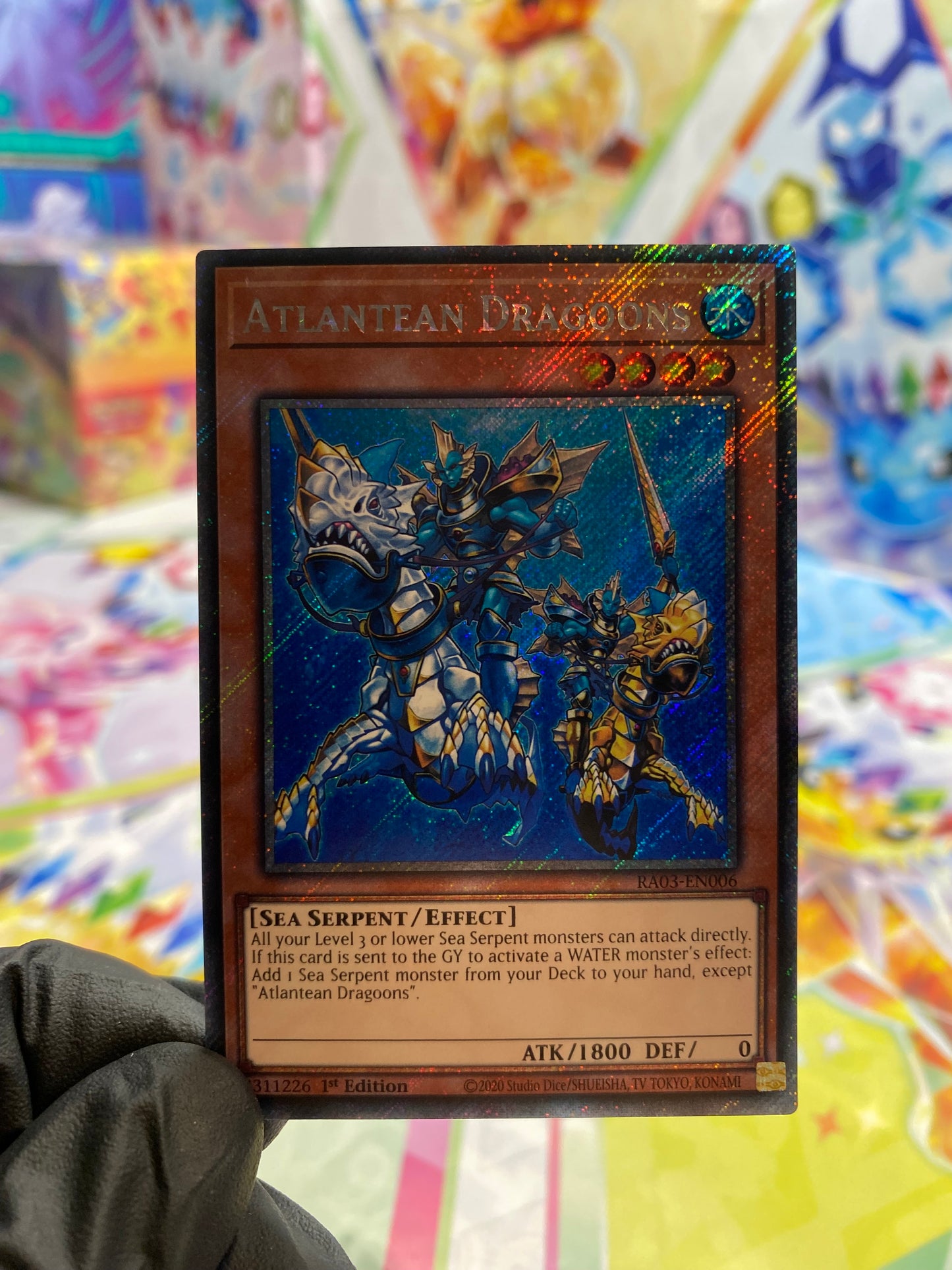 Yu-Gi-Oh! Atlantean Dragoons (RA03-EN006) Platinum Secret Rare - NM/M