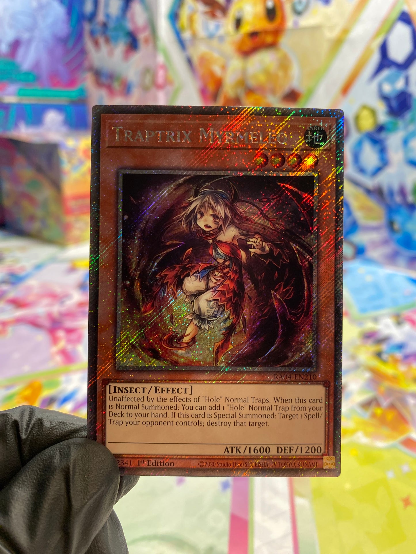 Yu-Gi-Oh! Traptrix Myrmeleo (RA04-EN210) Platinum Secret Rare - NM/M