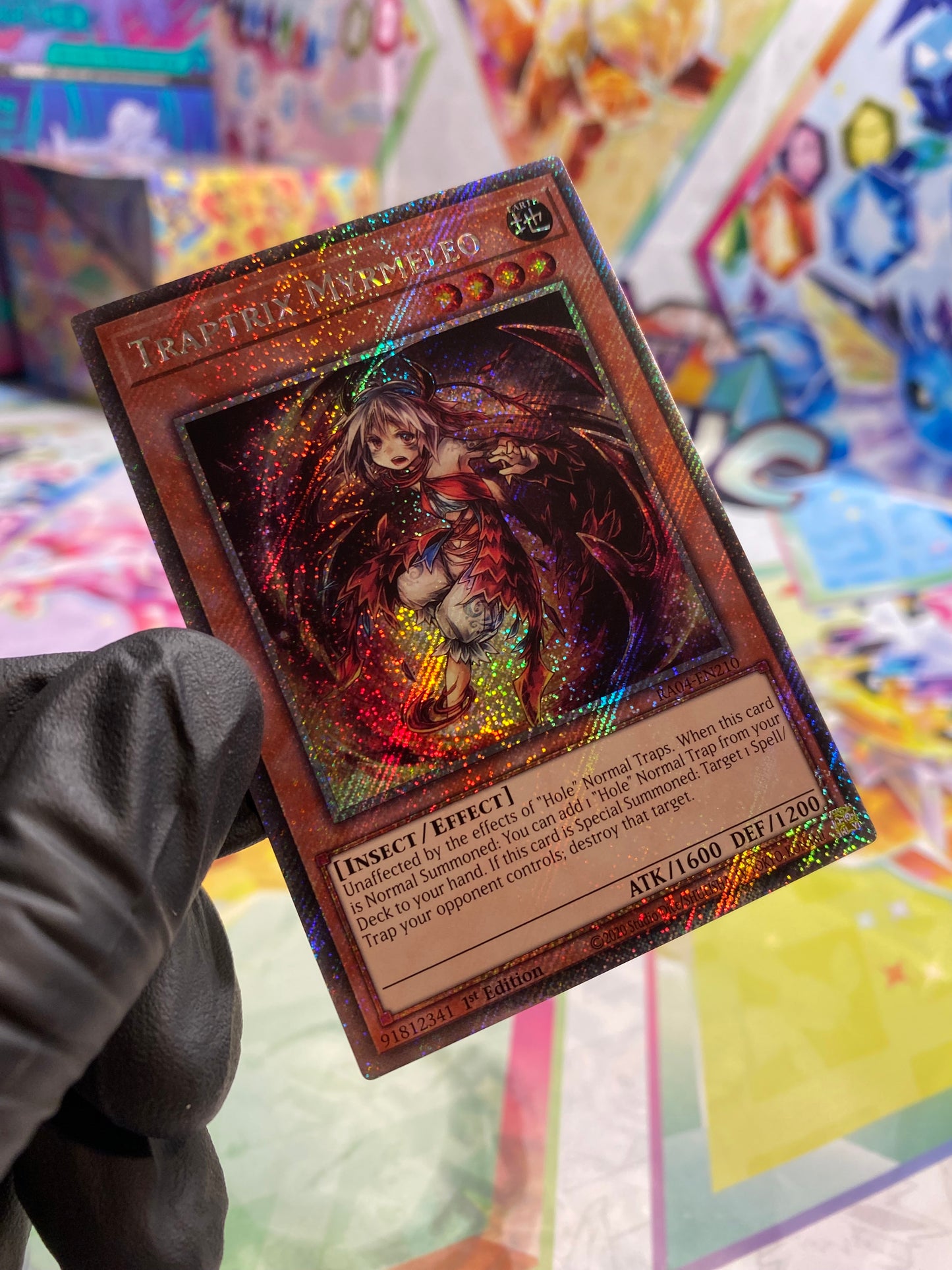 Yu-Gi-Oh! Traptrix Myrmeleo (RA04-EN210) Platinum Secret Rare - NM/M