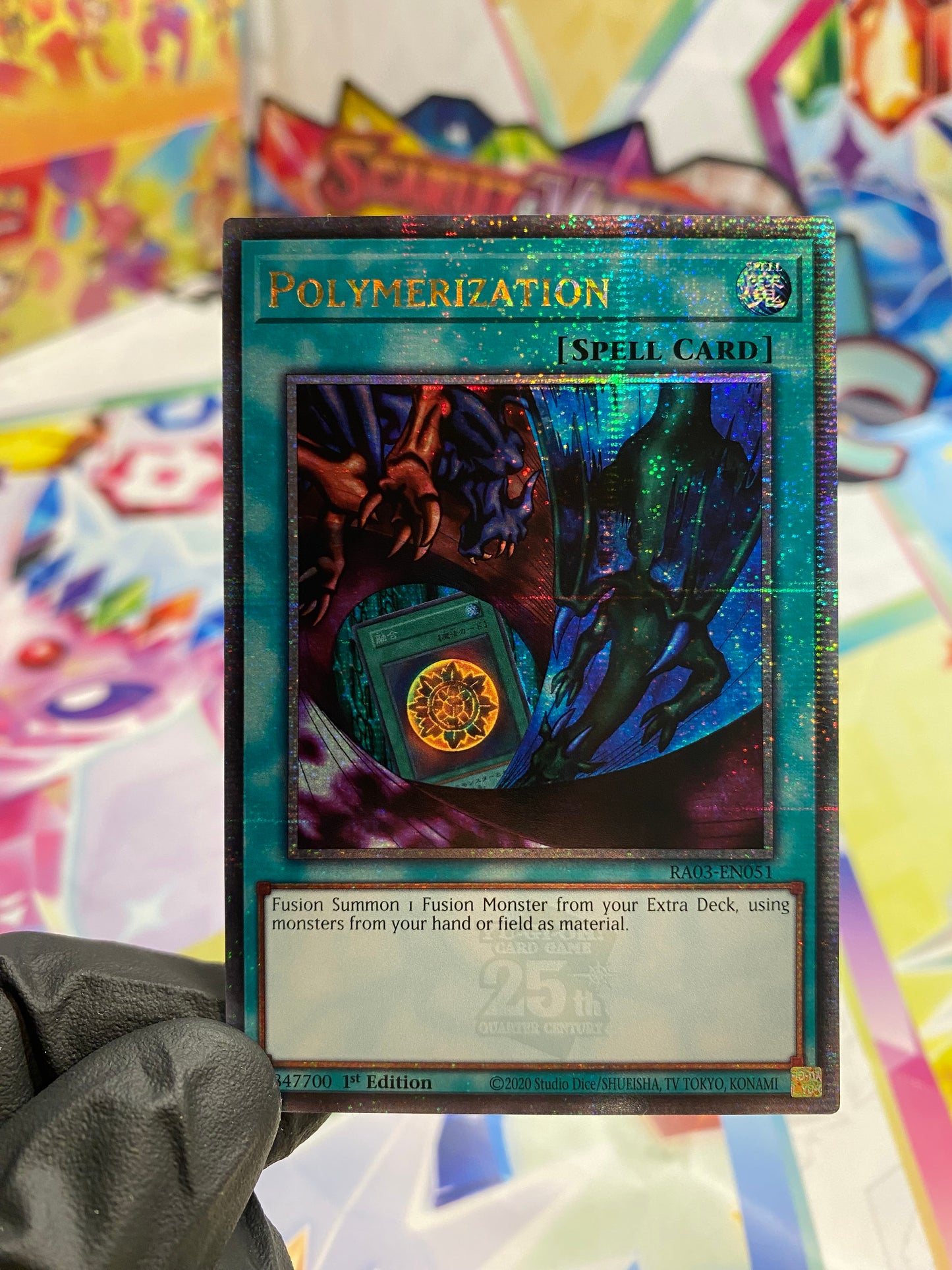 Yu-Gi-Oh! Polymerization (RA03-EN051) Quarter Century Secret Rare - NM/M