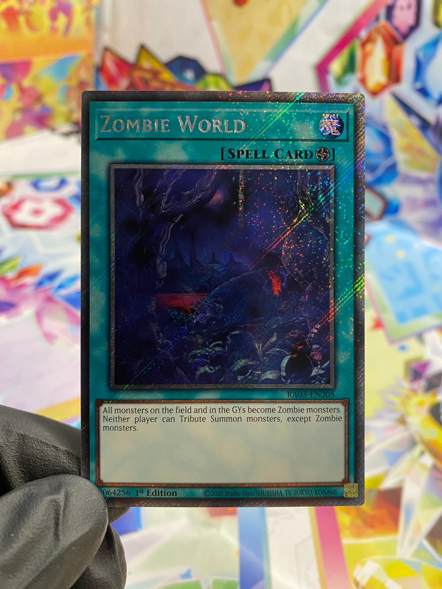 Yu-Gi-Oh! Zombie World (RA03-EN205) Platinum Secret Rare - NM/M