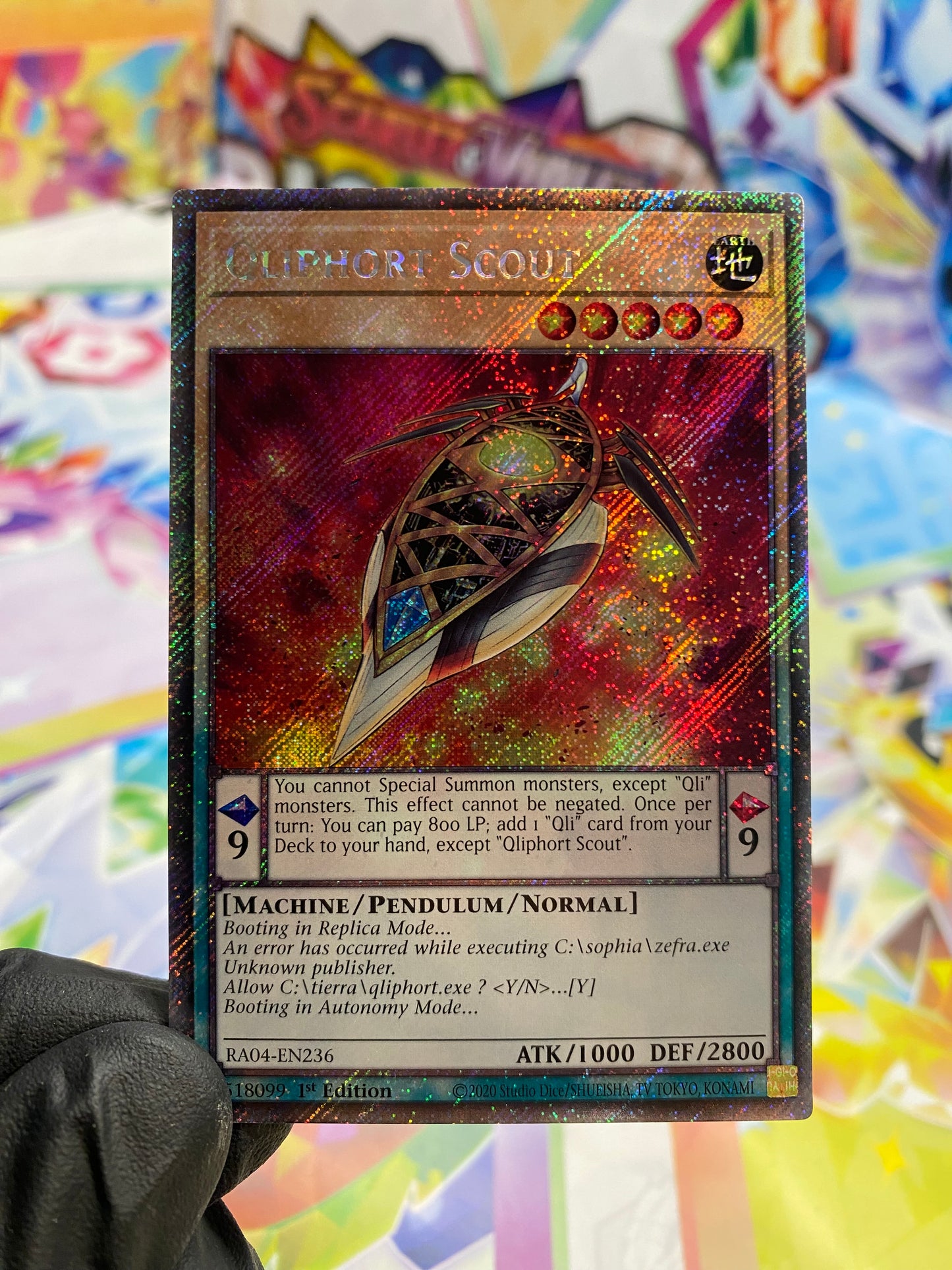 Yu-Gi-Oh! Qliphort Scout (RA04-EN236) Platinum Secret Rare - NM/M