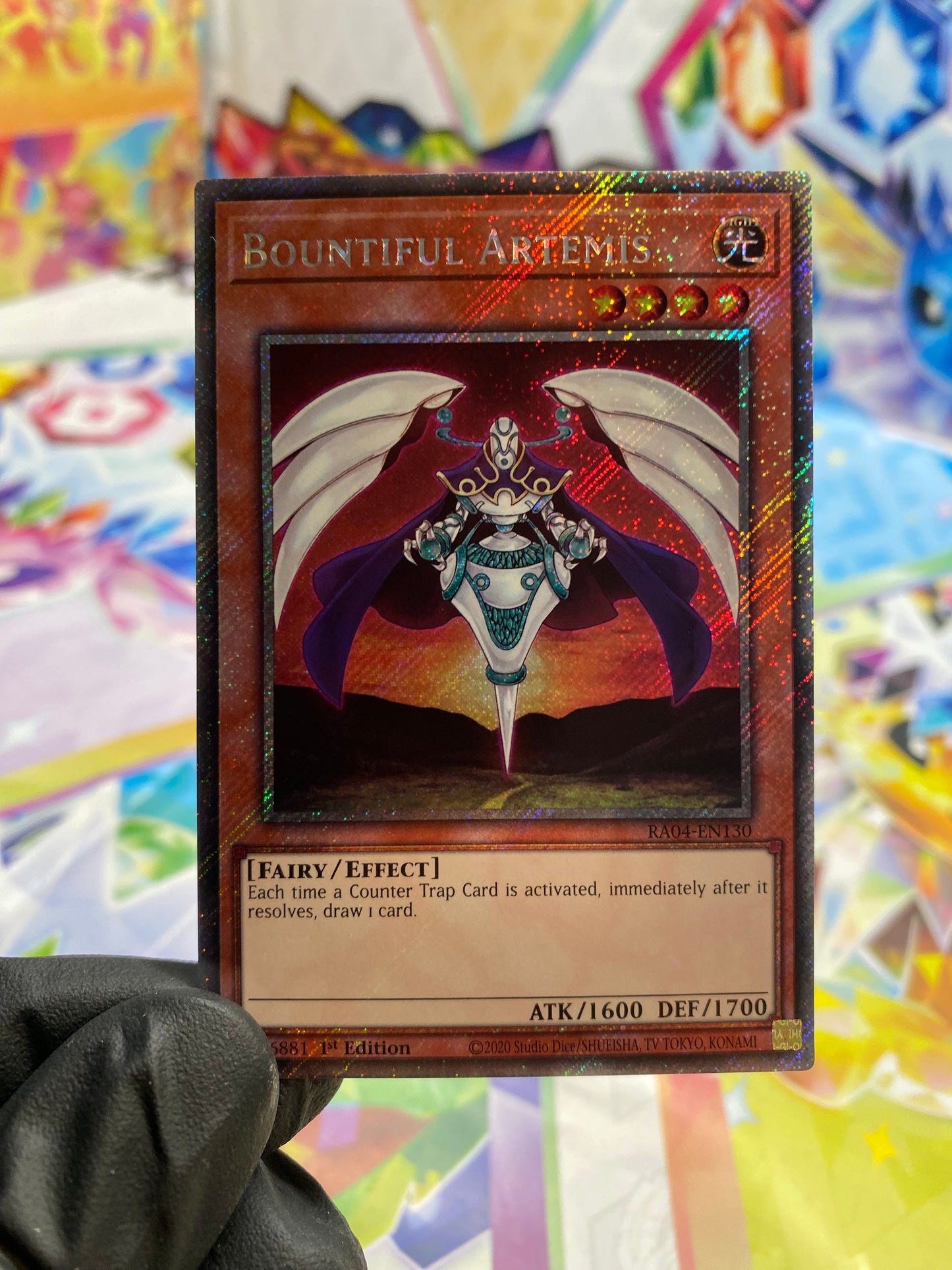 Yu-Gi-Oh! Bountiful Artemis (RA04-EN130) Platinum Secret Rare - NM/M