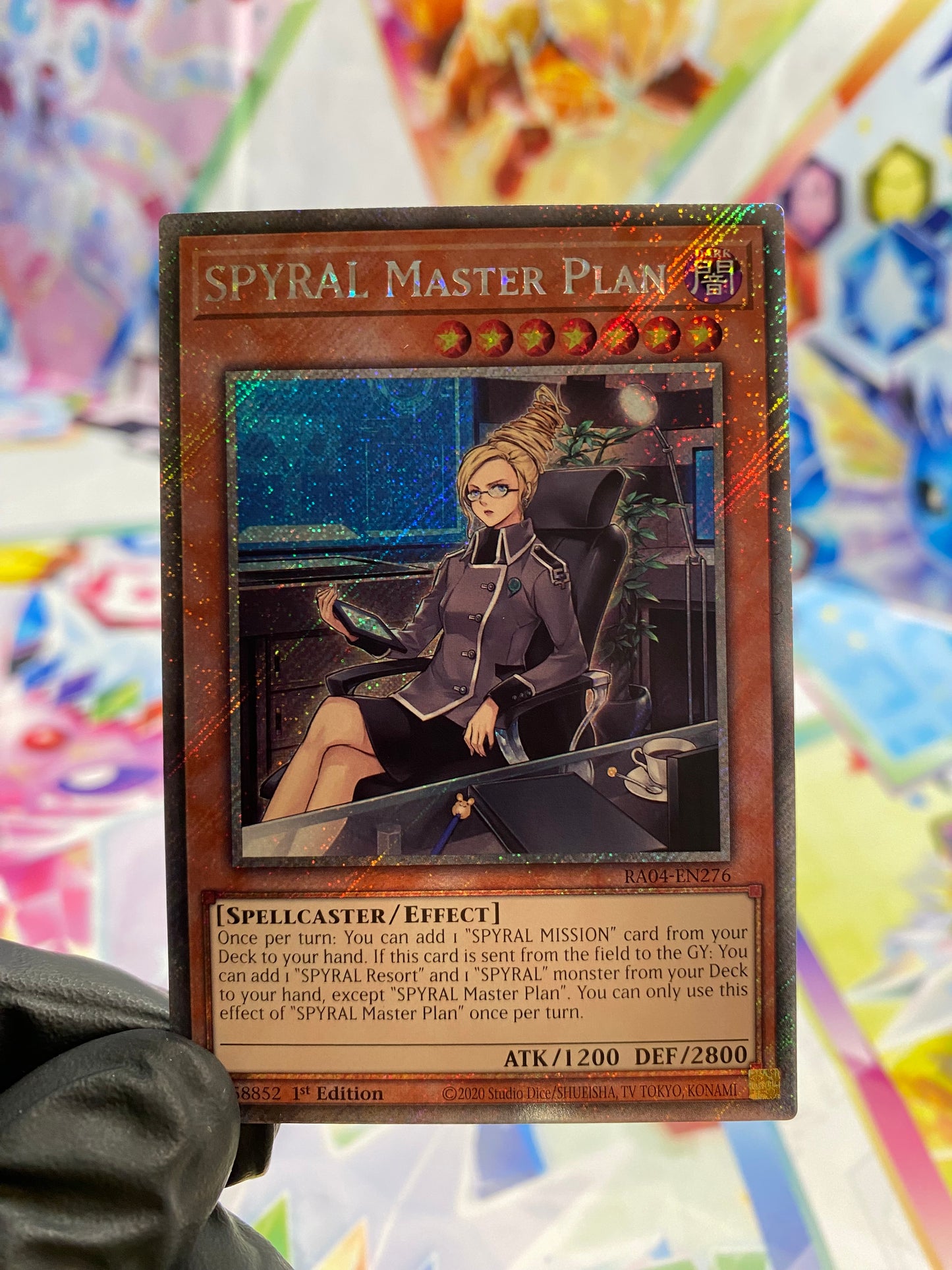 Yu-Gi-Oh! Spyral Master Plan (RA04-EN276) Platinum Secret Rare - NM/M
