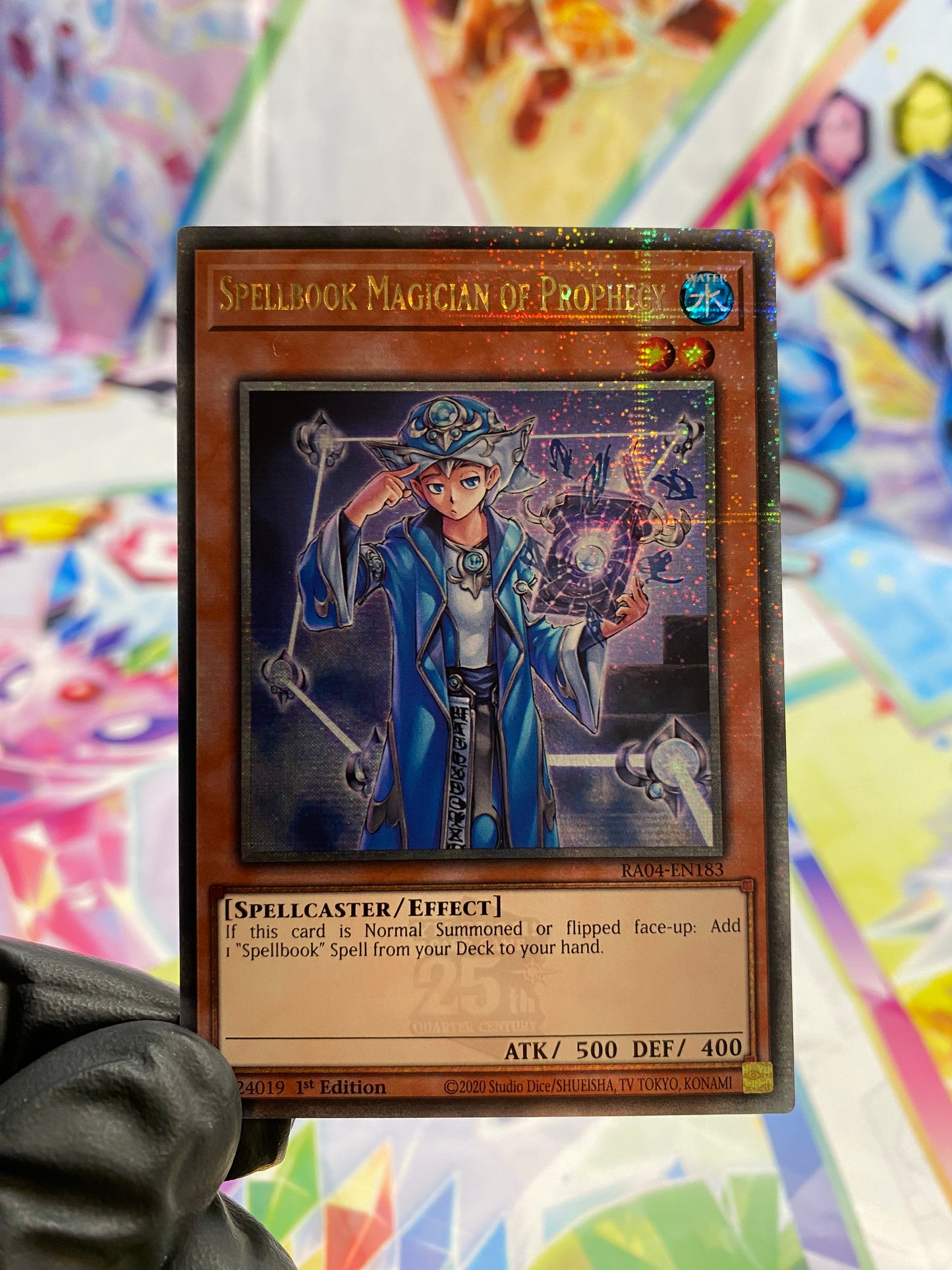 Yu-Gi-Oh! Spellbook Magician of Prophecy (RA04-EN183) Quarter Century Secret Rare - NM/M