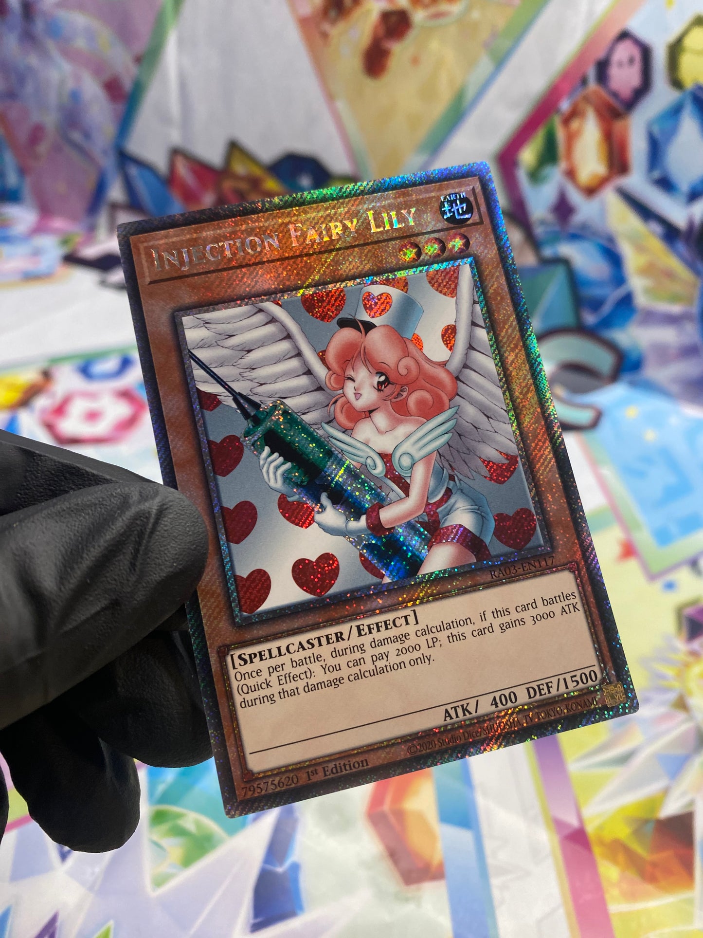 Yu-Gi-Oh! Injection Fairy Lily (RA03-EN117) Platinum Secret Rare - NM/M