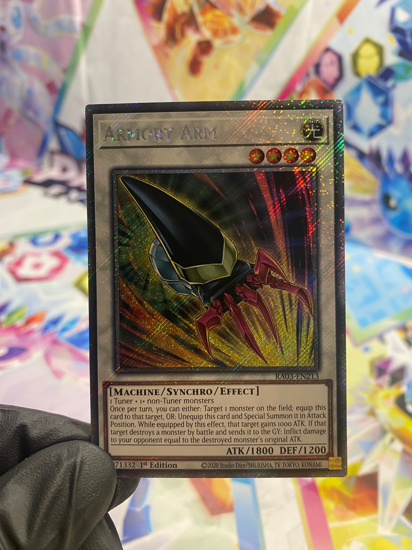 Yu-Gi-Oh! Armory Arm (RA03-EN213) Platinum Secret Rare - NM/M