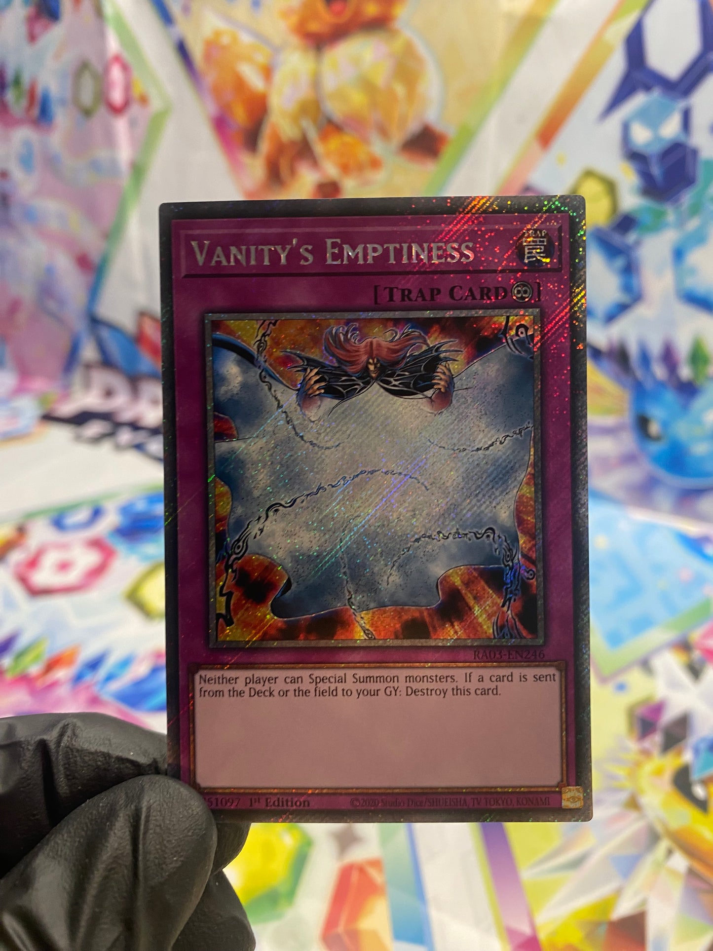 Yu-Gi-Oh! Vanity's Emptiness (RA03-EN246) Platinum Secret Rare - NM/M