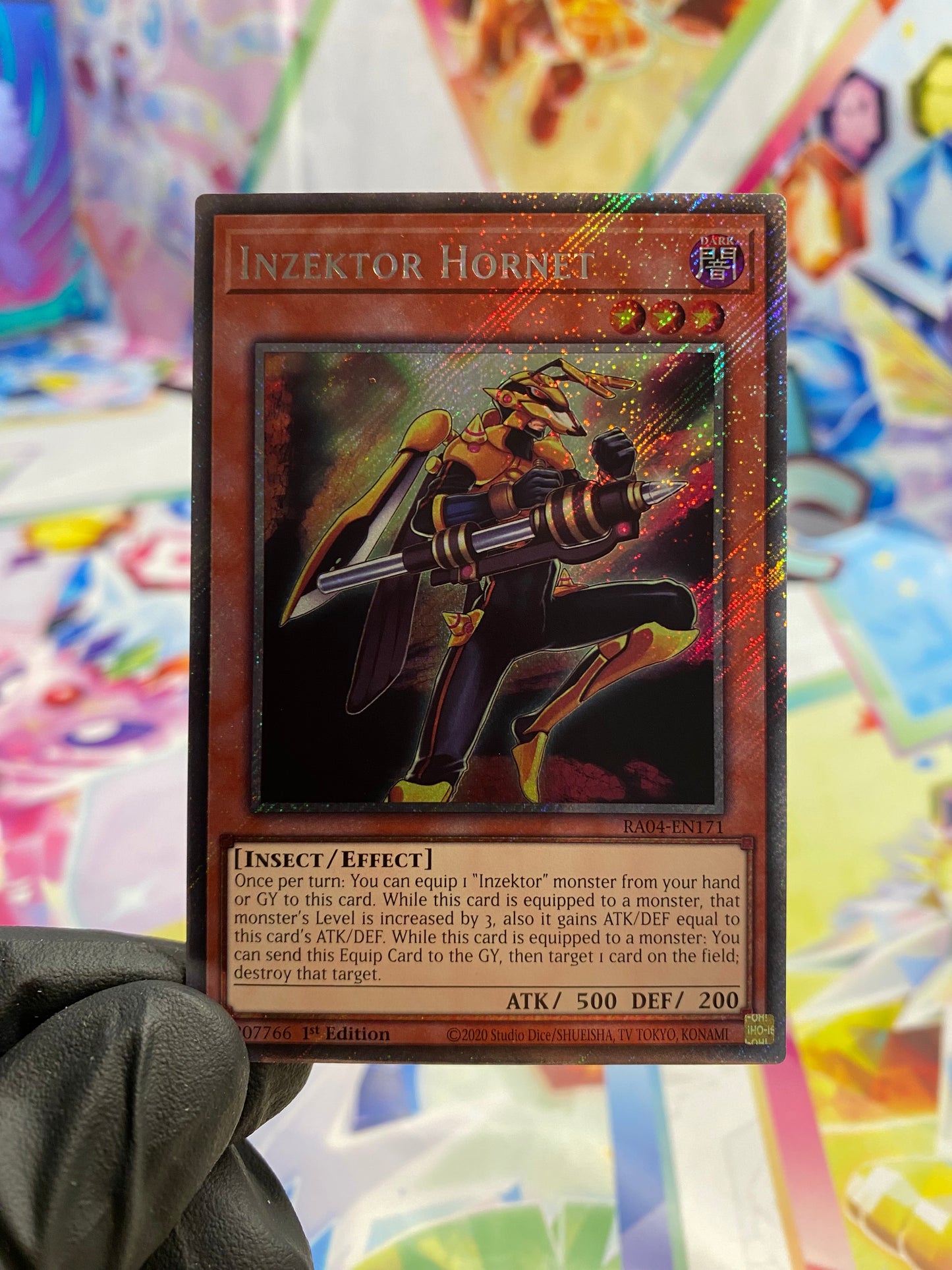 Yu-Gi-Oh! Inzektor Hornet (RA04-EN171) Platinum Secret Rare - NM/M