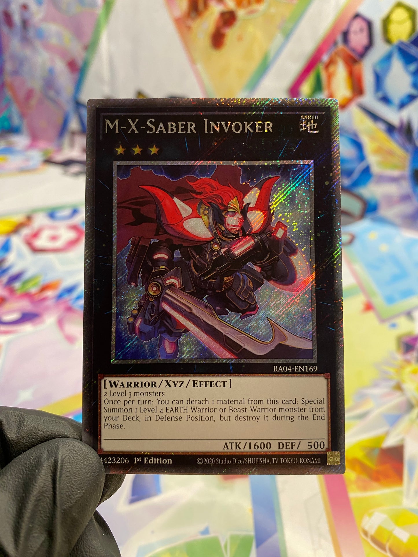 Yu-Gi-Oh! M-X Saber Invoker (RA04-EN169) Platinum Secret Rare - NM/M