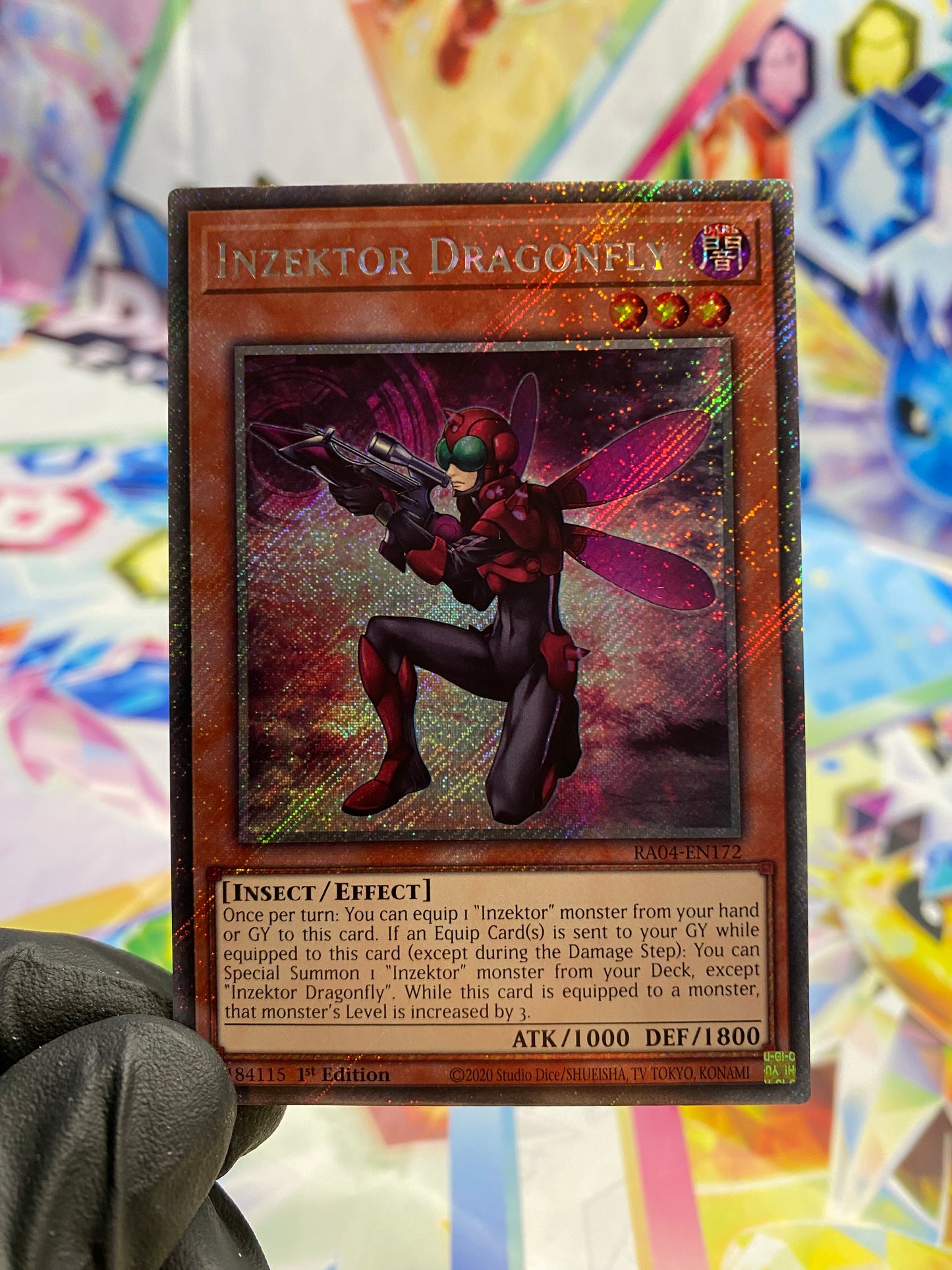 Yu-Gi-Oh! Inzektor Dragonfly (RA04-EN172) Platinum Secret Rare - NM/M